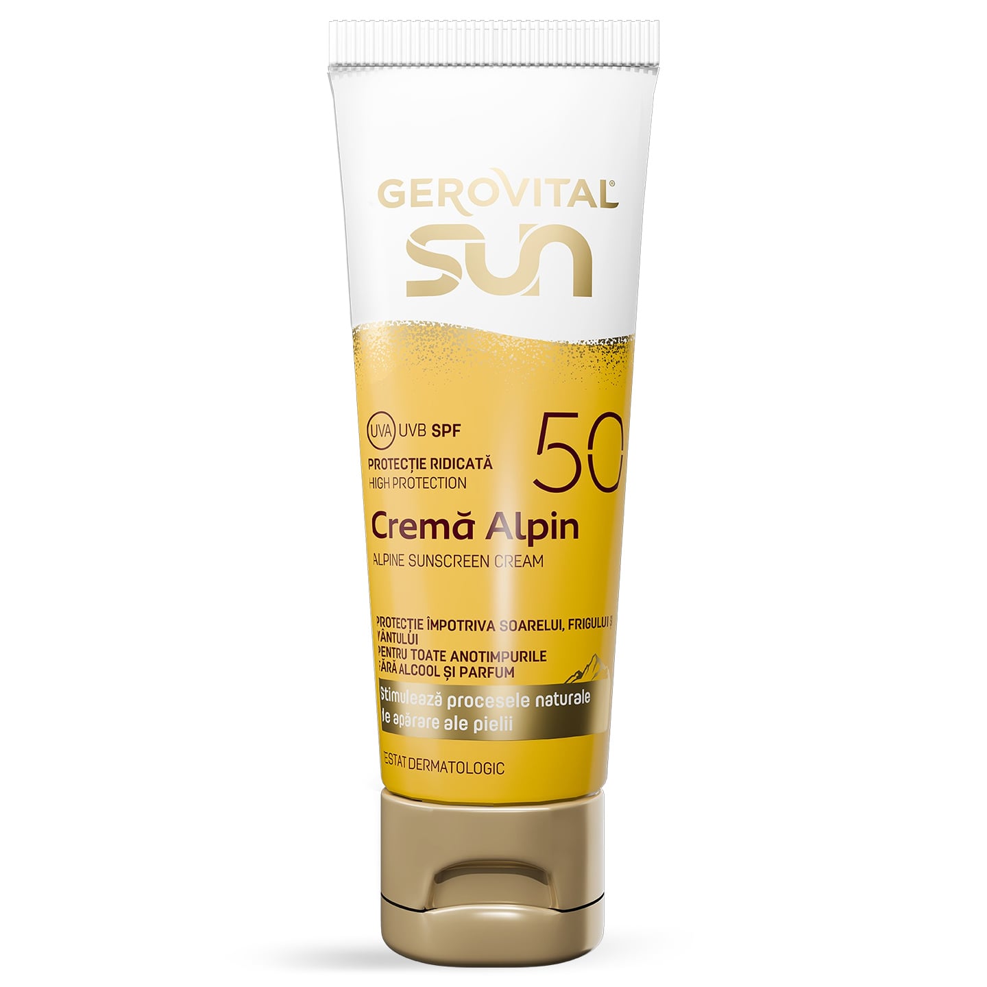 Cremă de față Alpin cu SPF 50, Gerovital Sun 50 ml