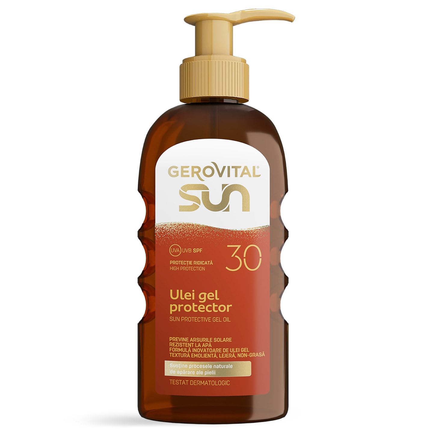 Ulei tip gel protector cu SPF 30,Gerovital Sun 150 ml