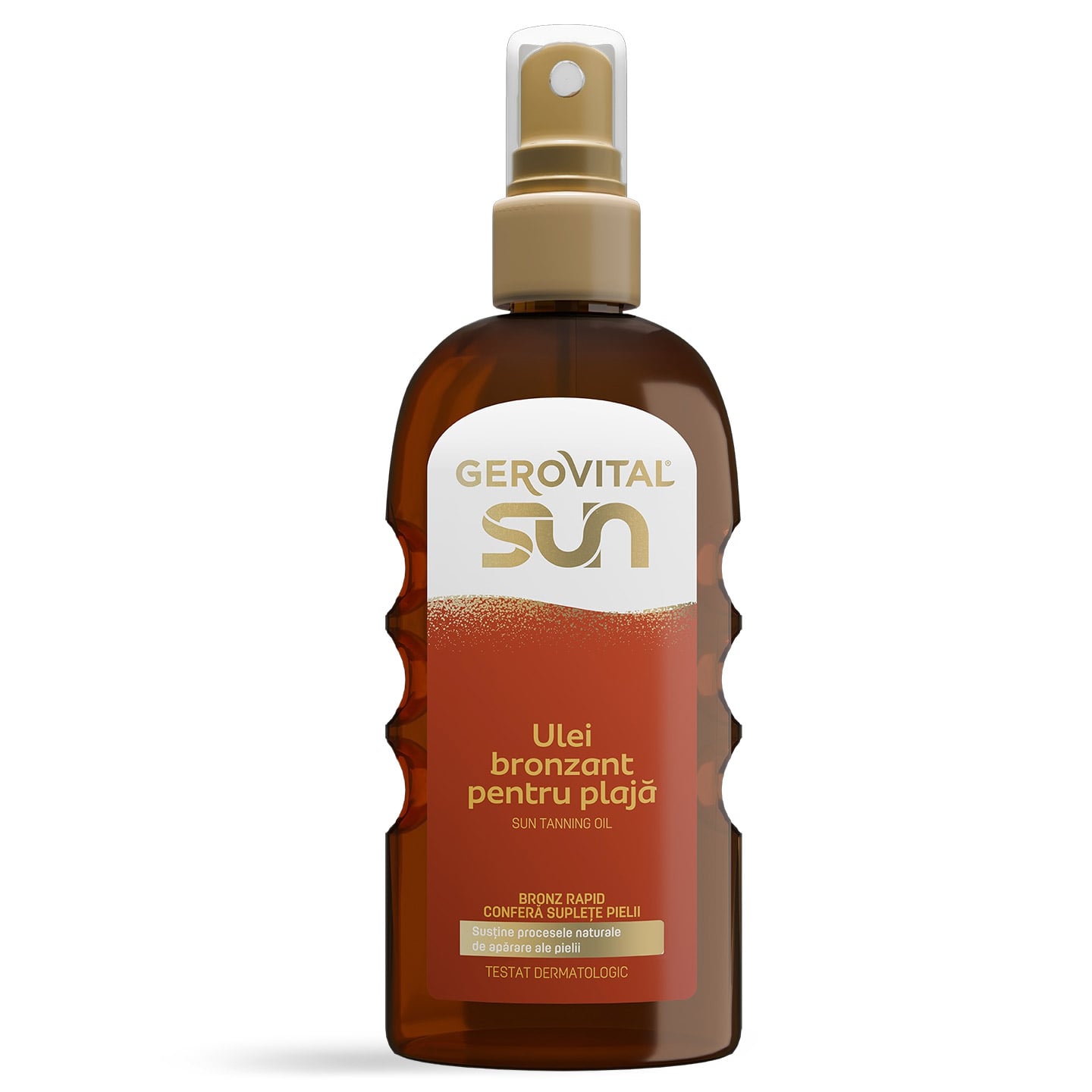 Ulei bronzant pentru plajă, Gerovital Sun 150ml