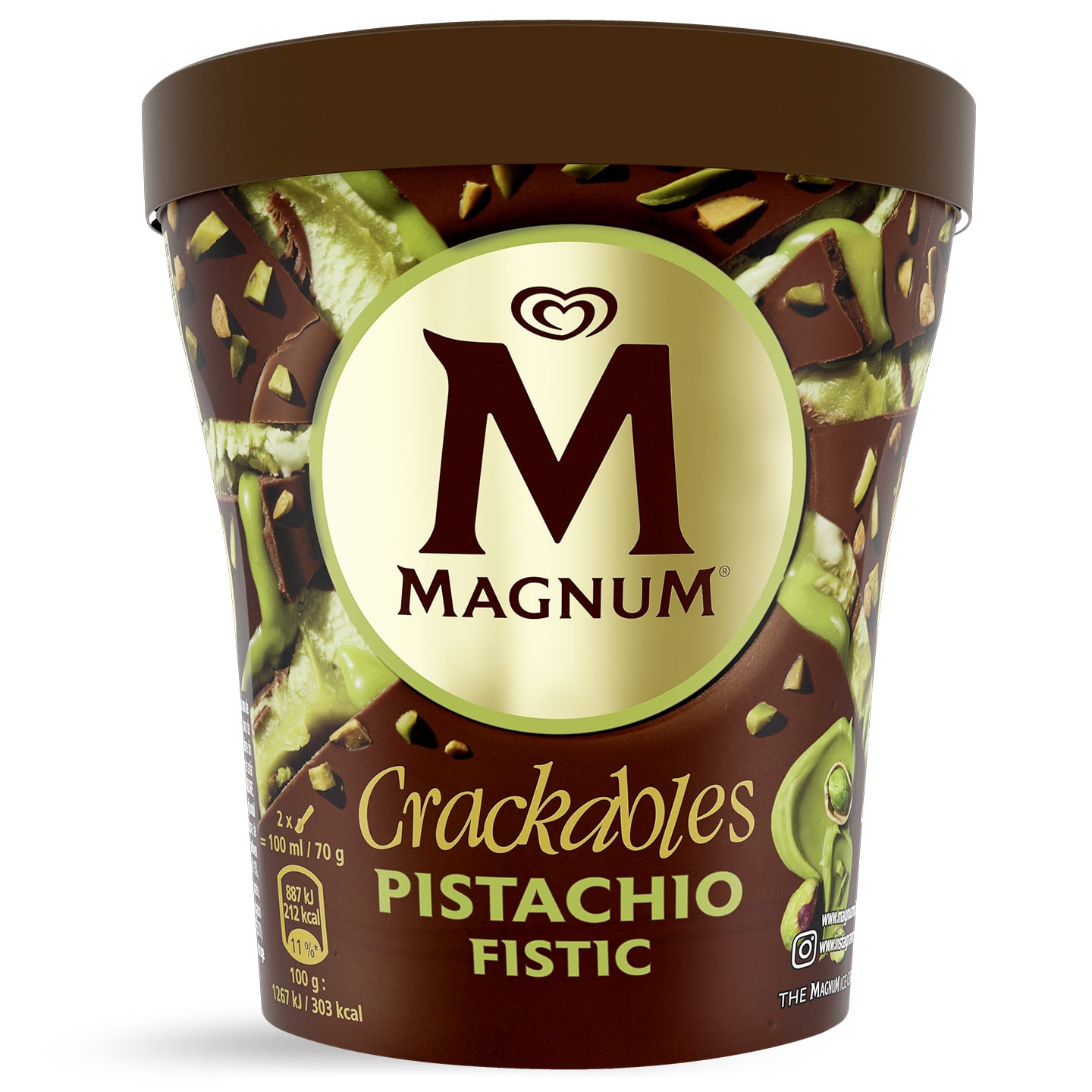 Inghețată cu fistic Magnum 440ml