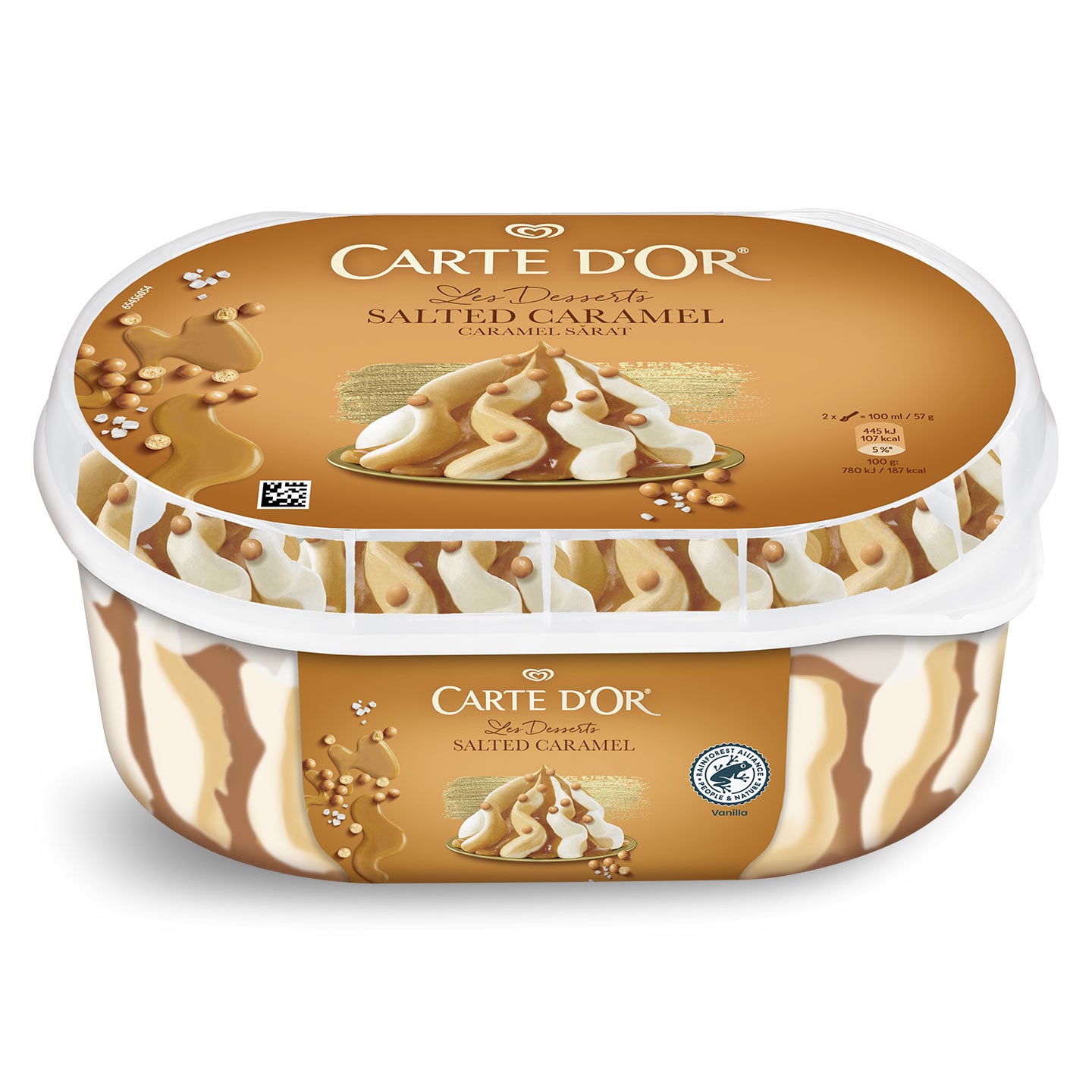 Înghețată cu caramel Carte D'Or 825ml