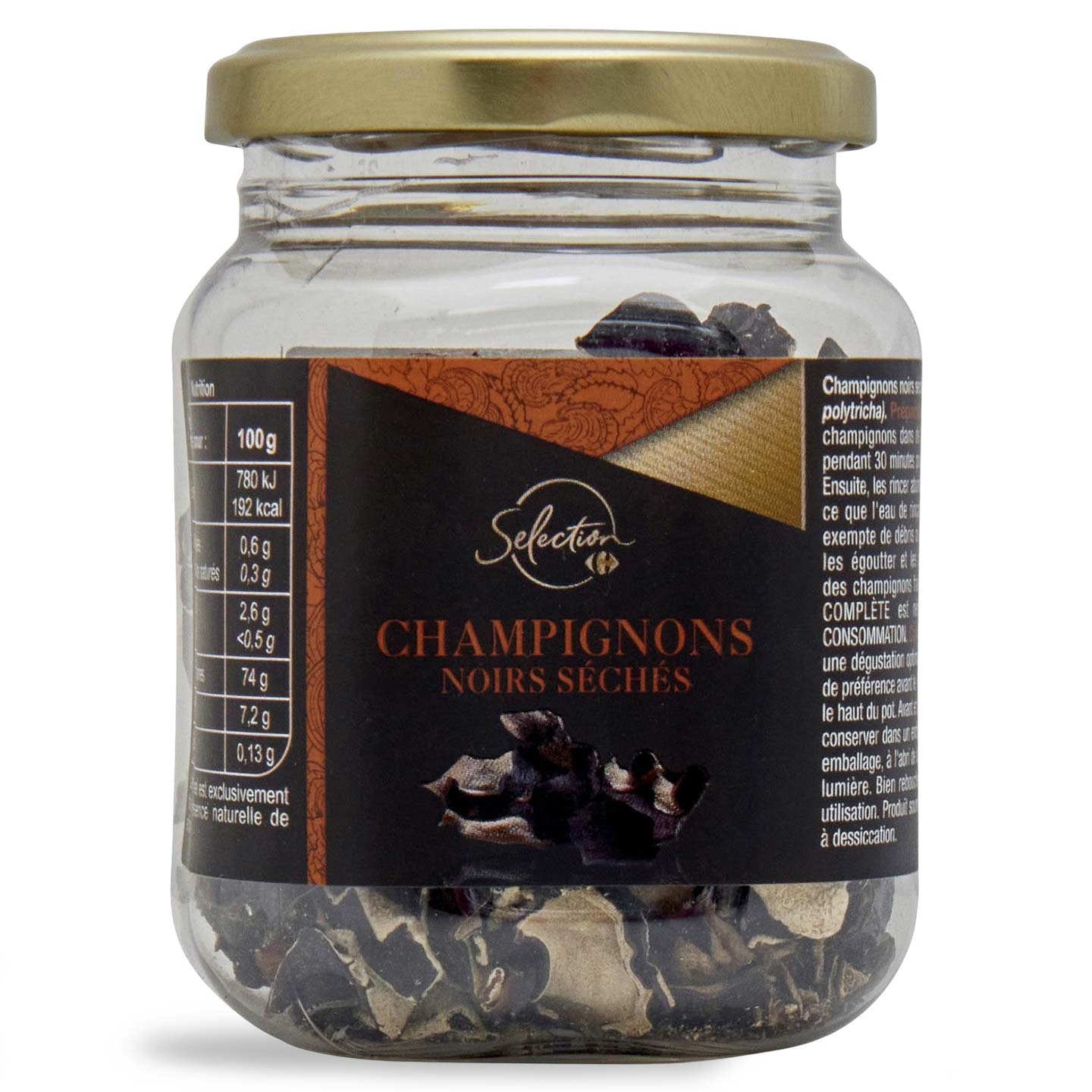 Ciuperci negre uscate Carrefour Selection 50g