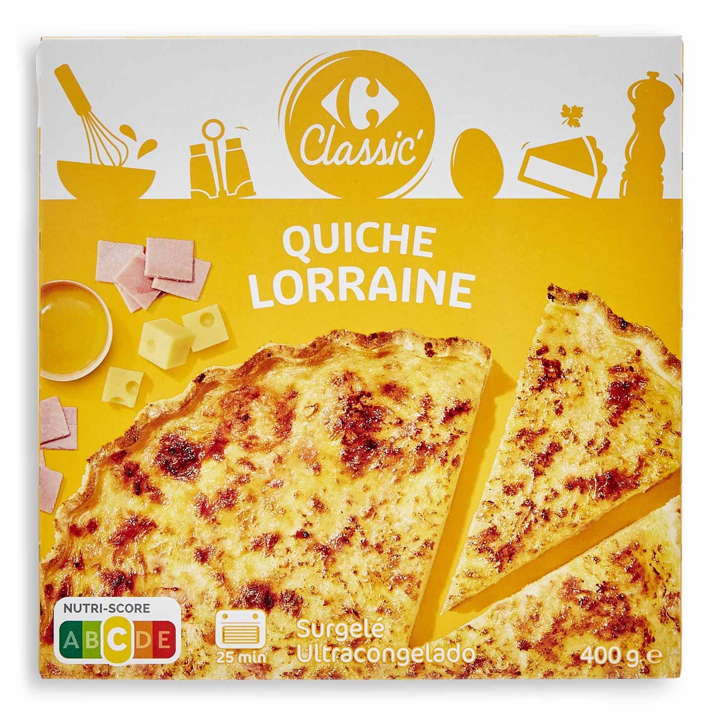 Quiche Lorraine Carrefour Classic 400g