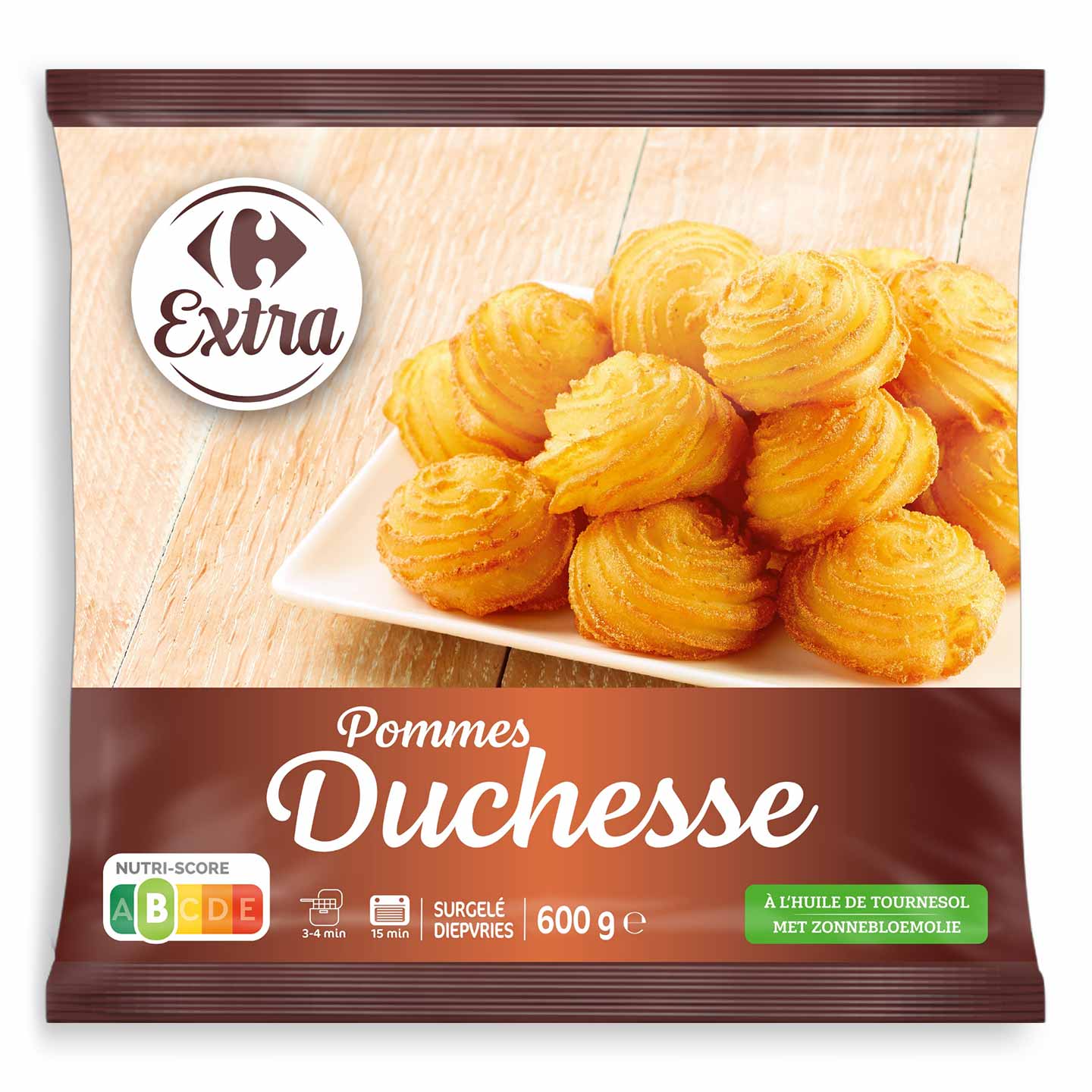Cartofi Duchesses Carrefour Extra 600g