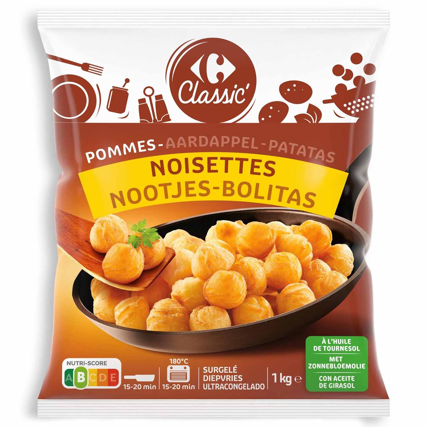 Cartofi Noisettes Carrefour Classic 1kg