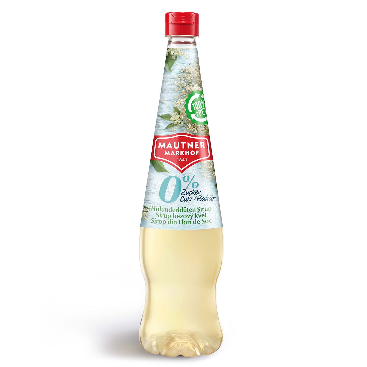 Sirop fără zahăr soc / zmeură Mautner Markhof, 700ml