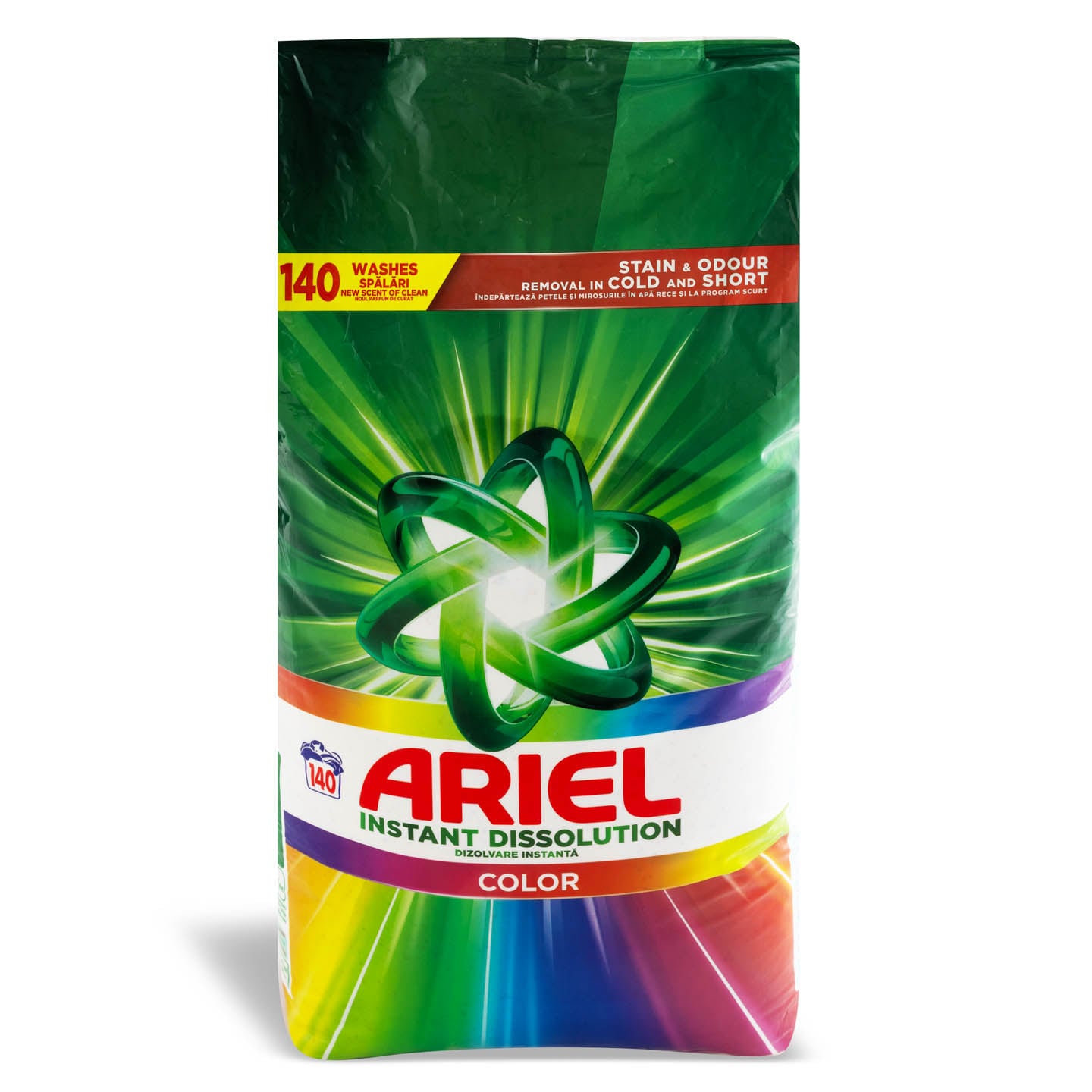 Detergent pentru rufe pudră Ariel Color, 9.1 Kg, 140 spălări