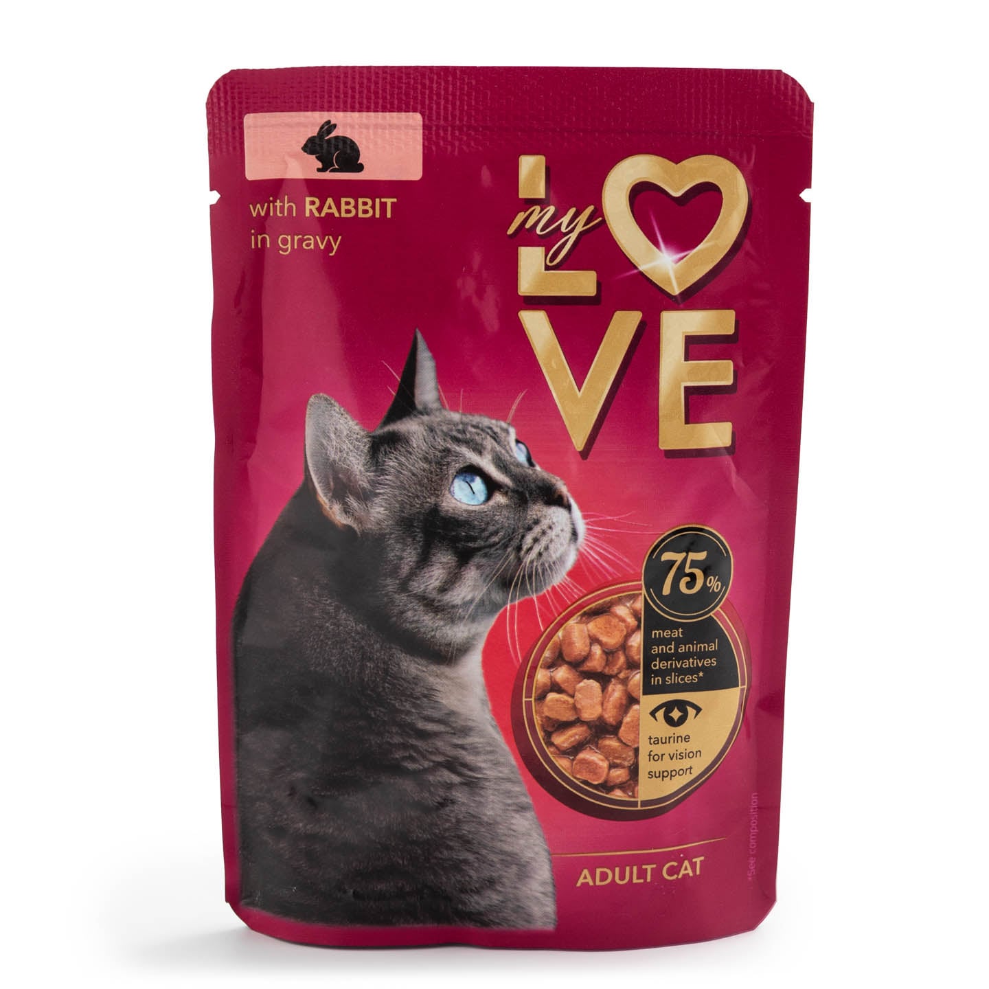 Plic mâncare umedă pentru pisici, My Love 85g