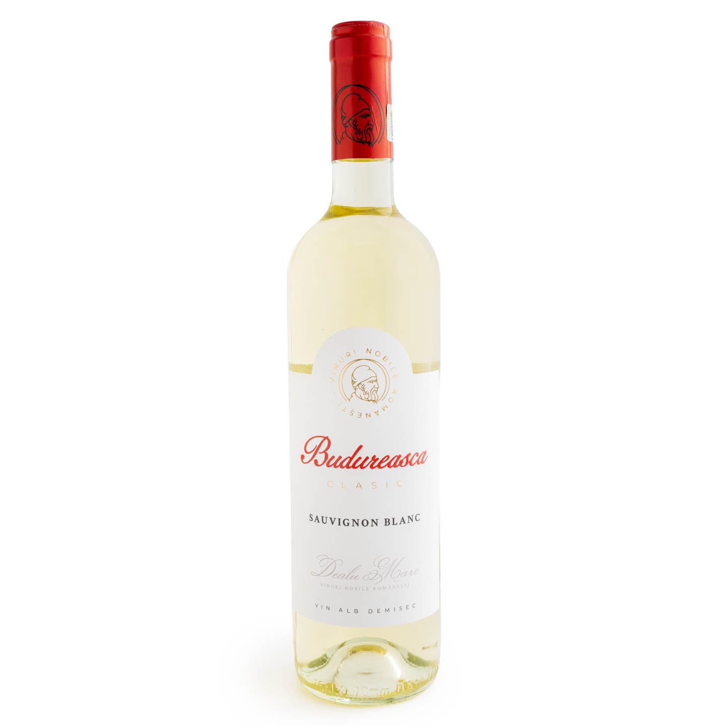 Vin alb demisec, Budureasca Clasic Sauvignon Blanc, 0.75L