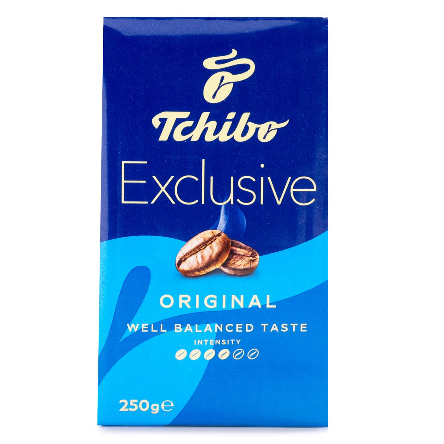 Cafea prăjită și măcinată vidată Tchibo Exclusive, 250g