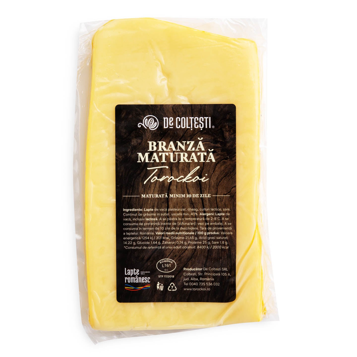 Brânză maturată De Colțești per 100g