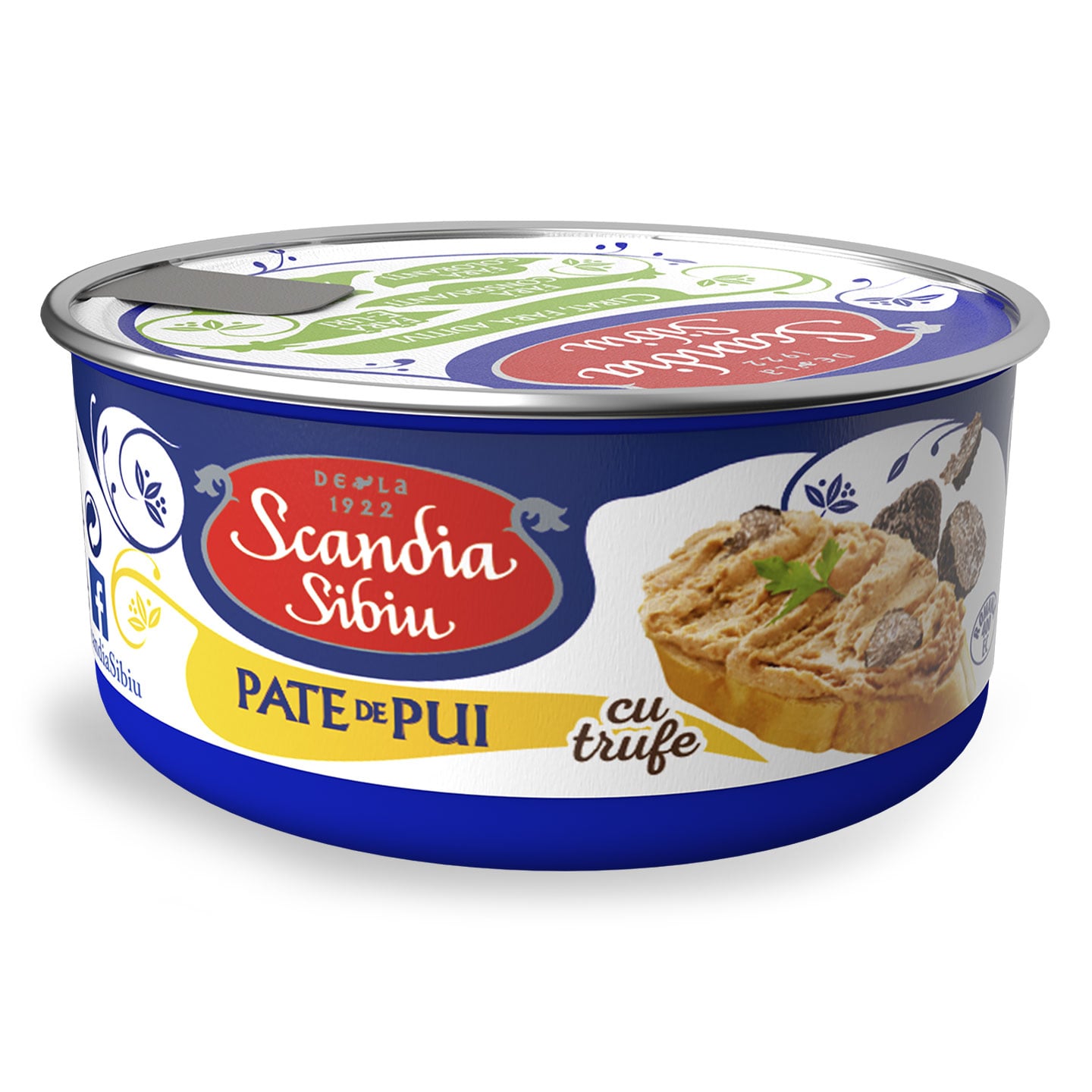 Pate de pui / porc cu trufe Scandia, 120g