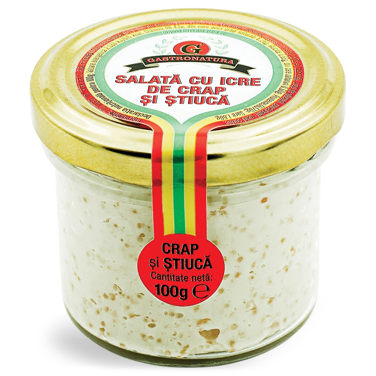 Salata de icre cu crap și știuca Gastronatura 100g