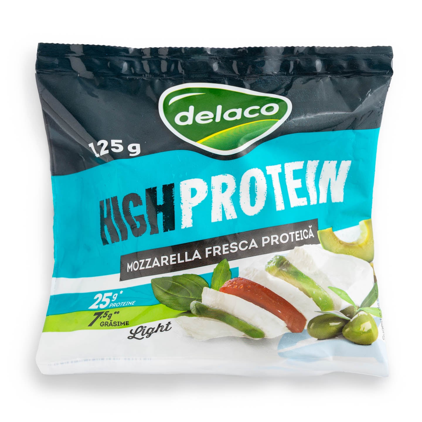 Mozzarella Fresca proteică Delaco 125g