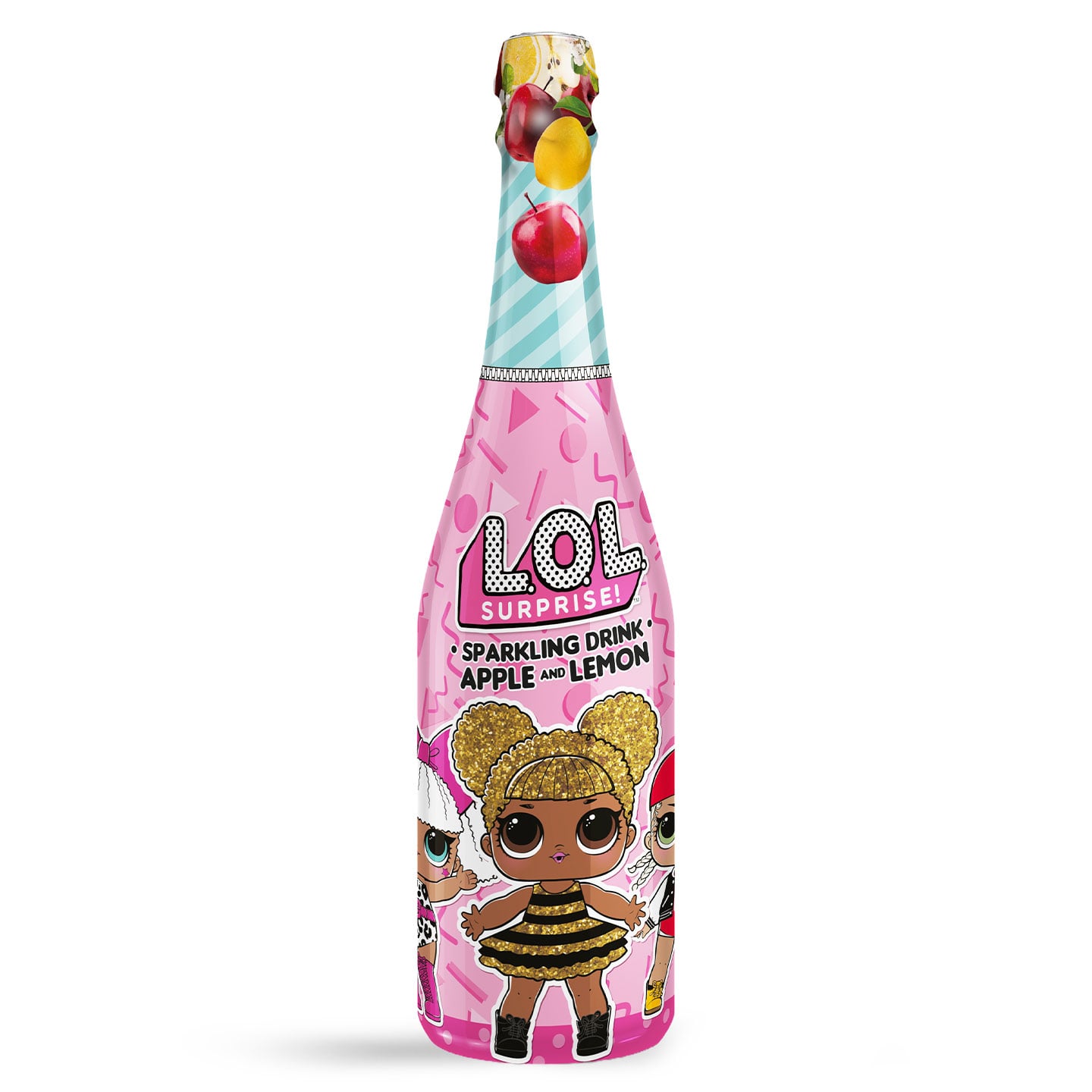 Băutură carbogazoasă măr-lămâie LOL / Sonic / Paw Patrol 0.75L 