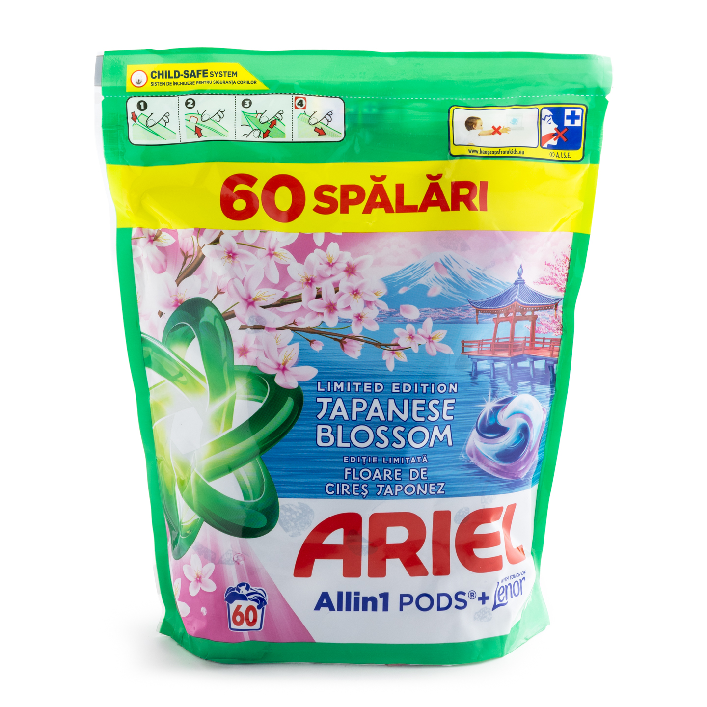Detergent capsule Japanese Blossom Ariel 60 buc. 