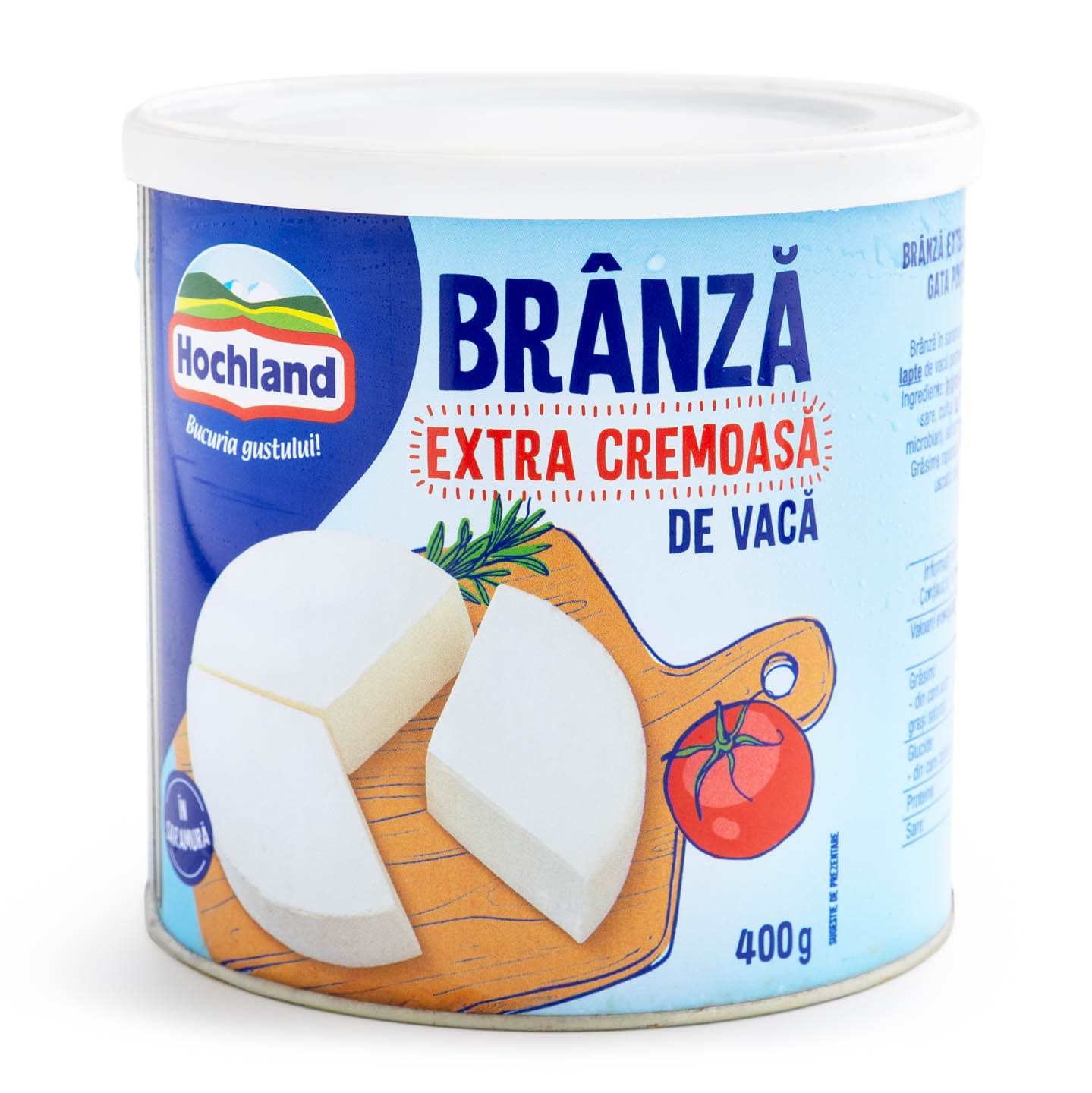 Brânză extra cremoasă de vacă Hochland, 400g