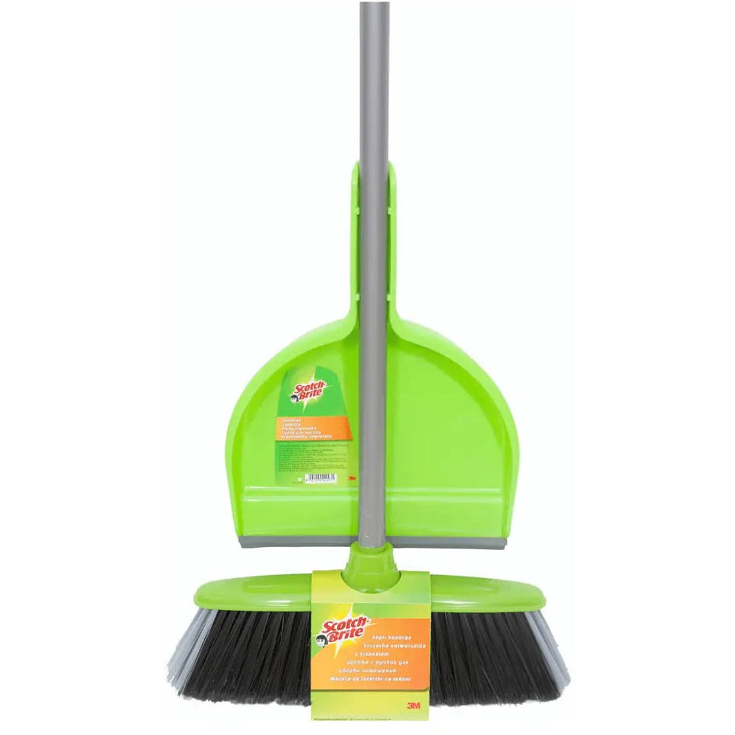Matură interior cu mâner ergonomic+făraș, Scotch-Brite