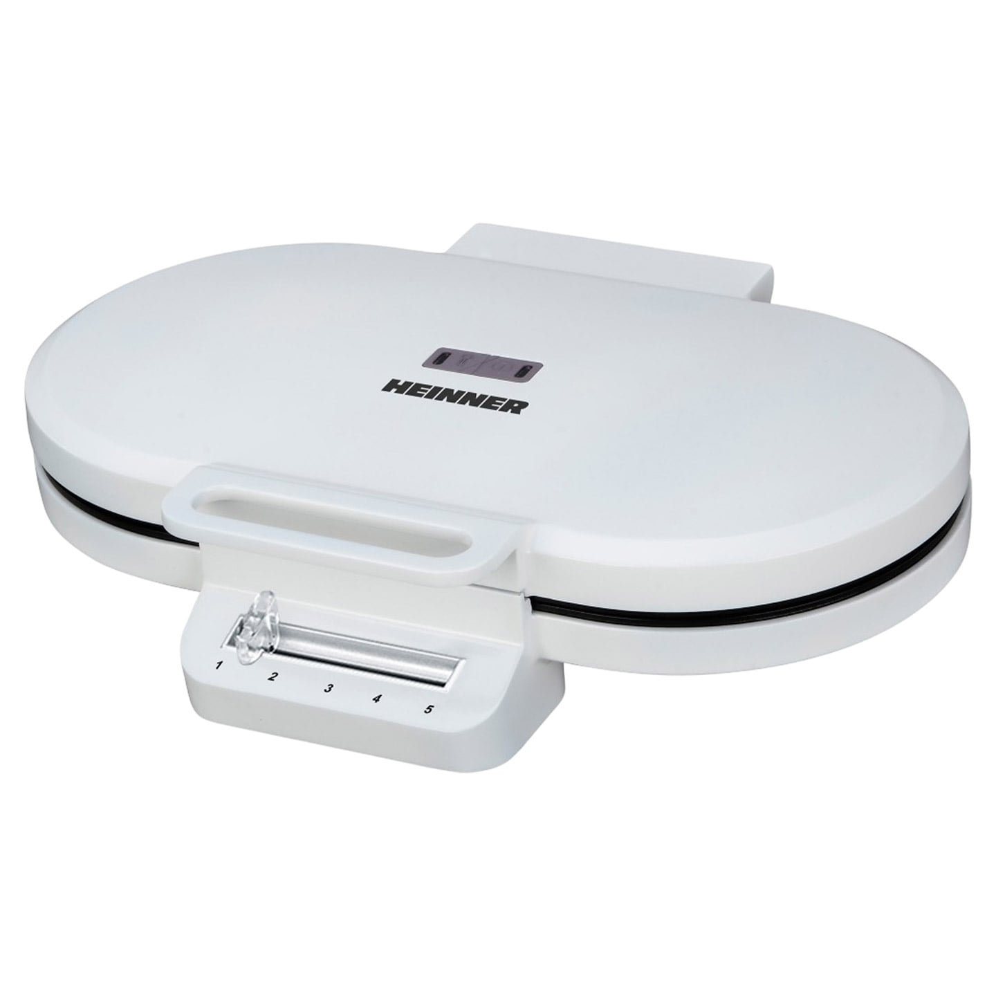 Aparat de facut gofre Heinner HWF-F14002WH, 2 gofre/vafe, 1400 W, alb