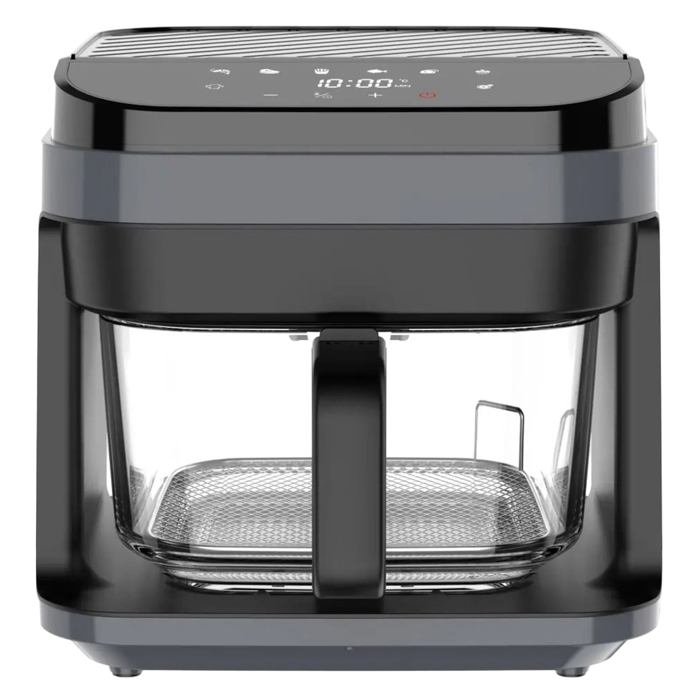Friteuză cu aer cald Biovita Prestige, 5.5 litri, 6 programe, 1200 W, negru