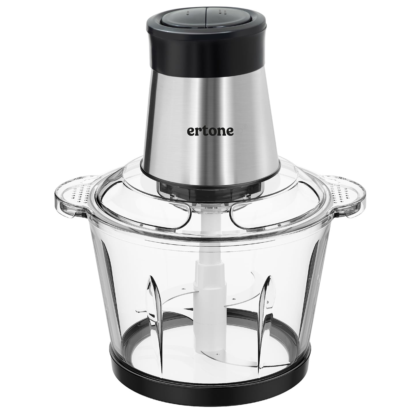 Tocător electric Ertone ERT-243IN, 2 viteze, 420-500 W, negru / inox