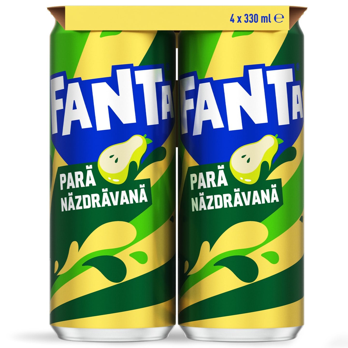  Băutură carbogazoasă pere / lămâie / Crimson Cherry Fanta 4 x 0.33L