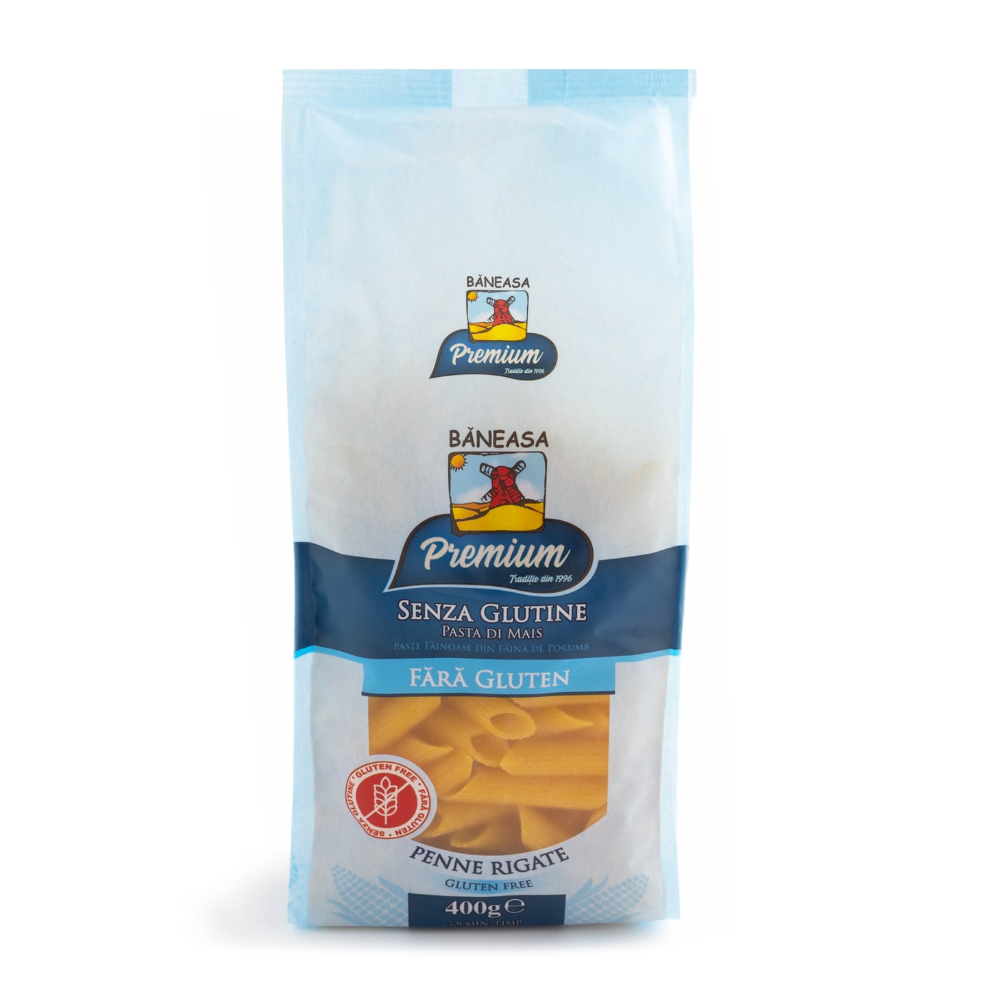  Penne / Fusilli / Spaghetti fără gluten Băneasa 400g