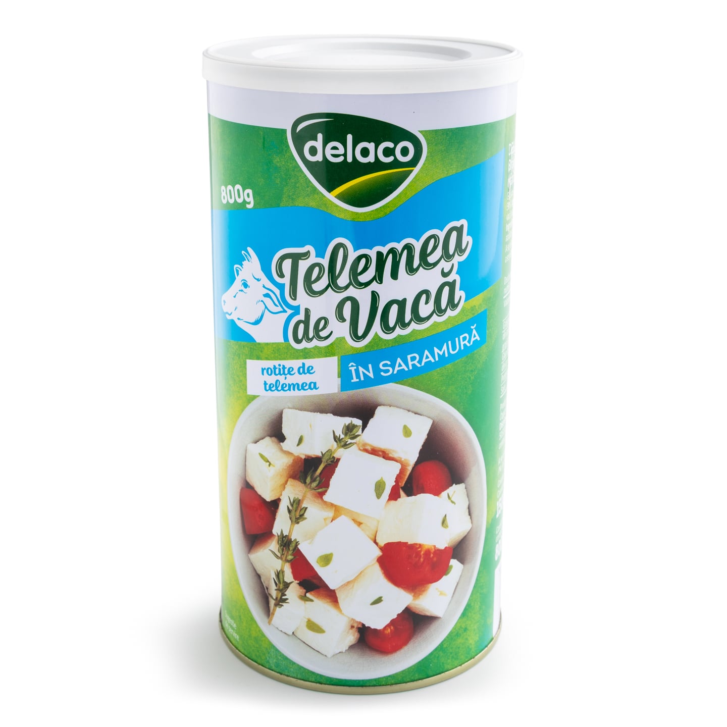 Telemea de vacă Delaco 800g