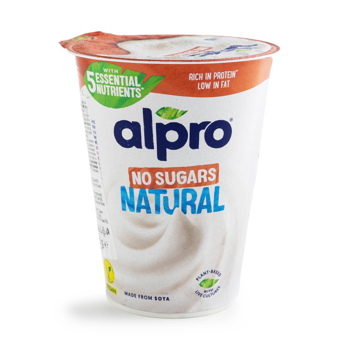 Produs fermentat din soia natural / vanilie Alpro 400g