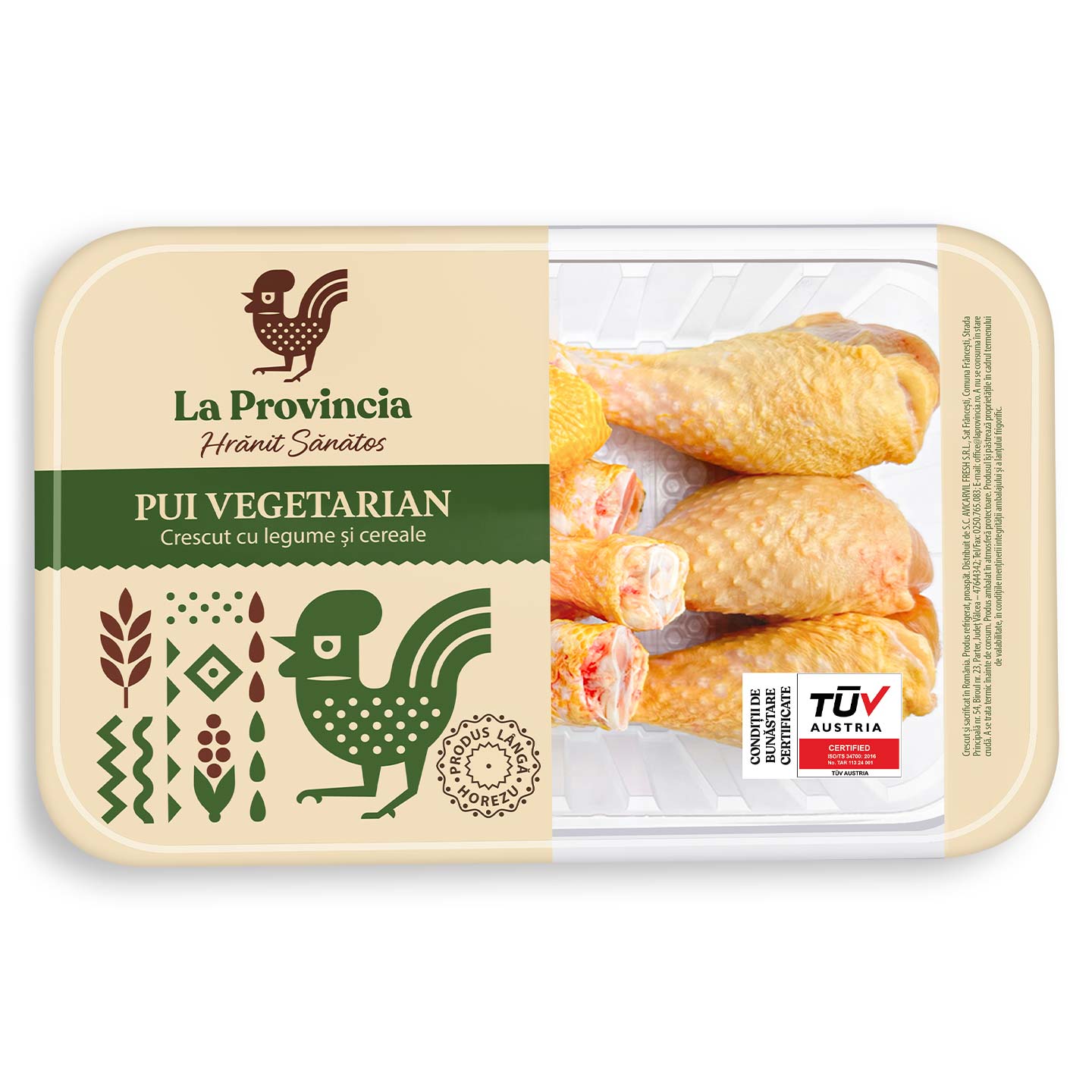 Pulpe de pui inferioare Puiul Vegetarian per 100g