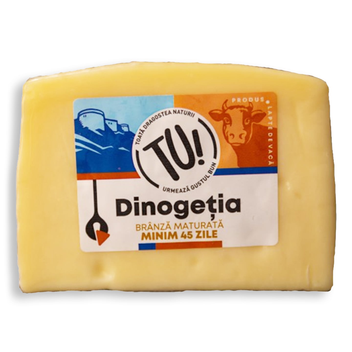 Brânză maturată 45 de zile Dinogeția per 100g