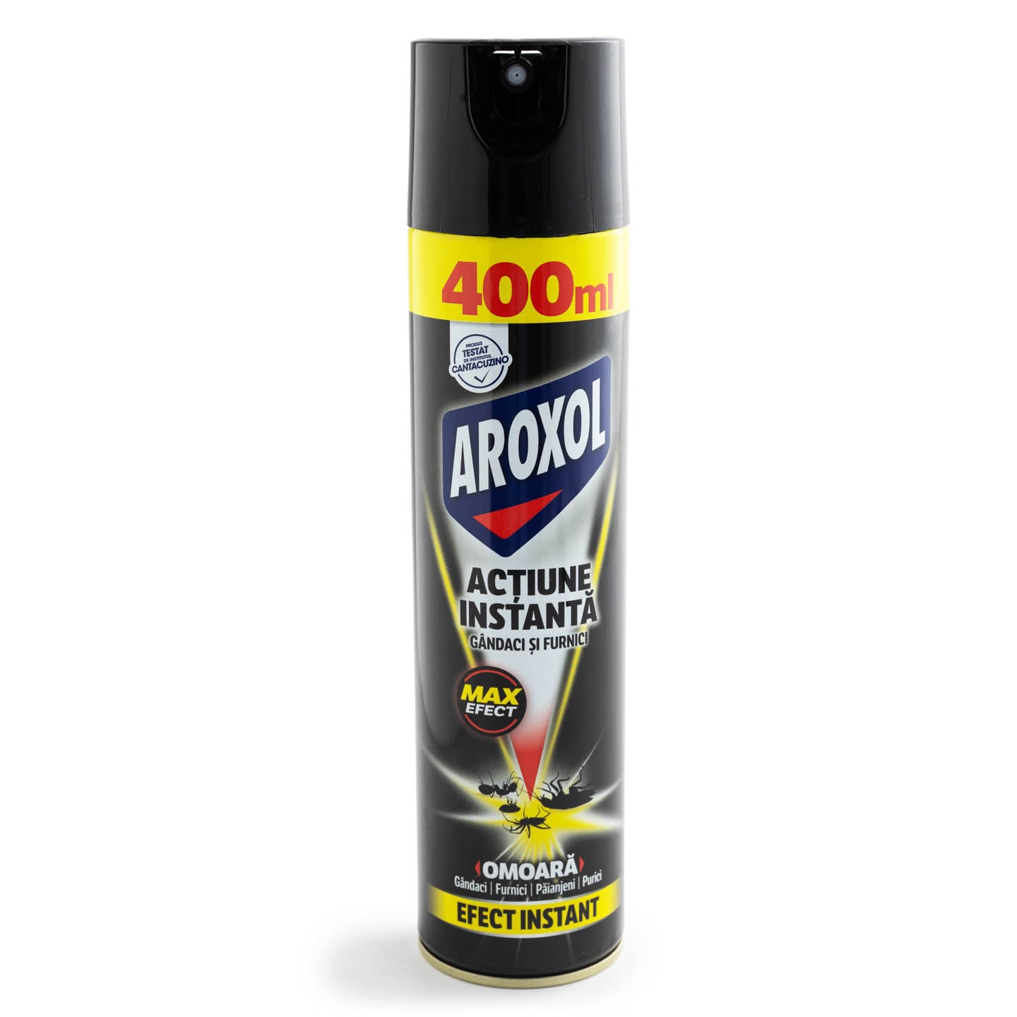 Spray acțiune instantă împotriva gândacilor și furnicilor, Aroxol 400 ml