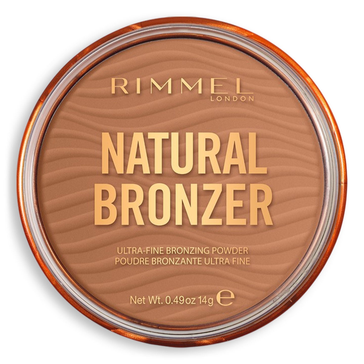 Pudră bronzantă pentru ten Rimmel Natural Bronzer, 002 Sunbronze / 001 Sunlight 14g