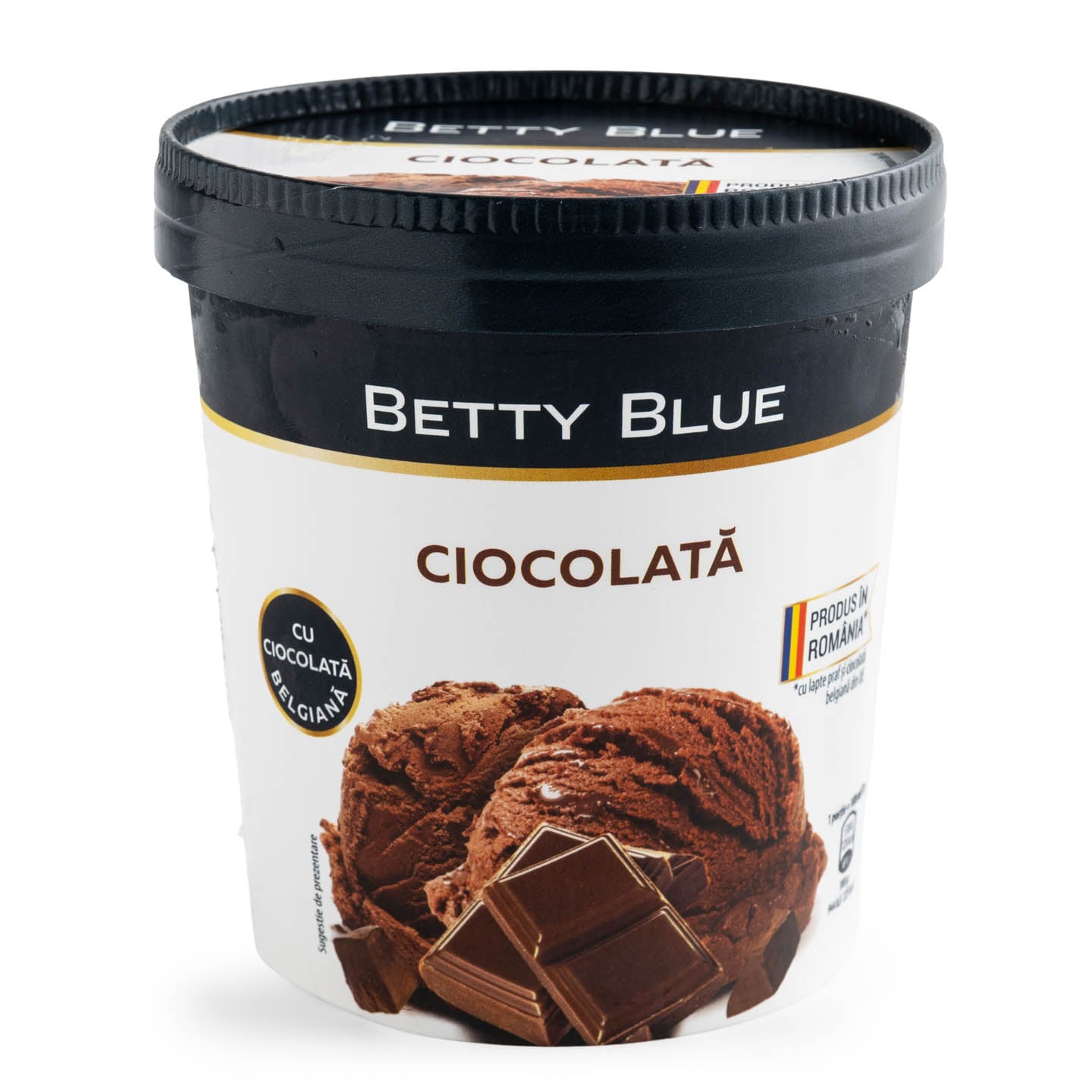 Înghețată cu ciocolată / vanilie, cireșe și migdale Betty Blue 850 ml