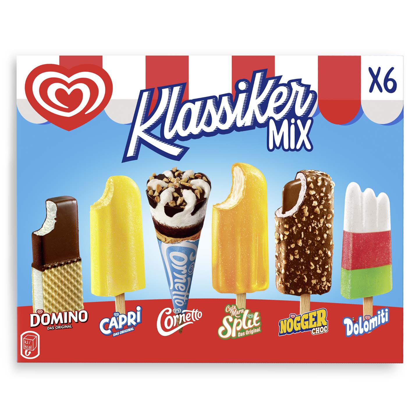 Înghețată Klassiker Mix Algida 482ml