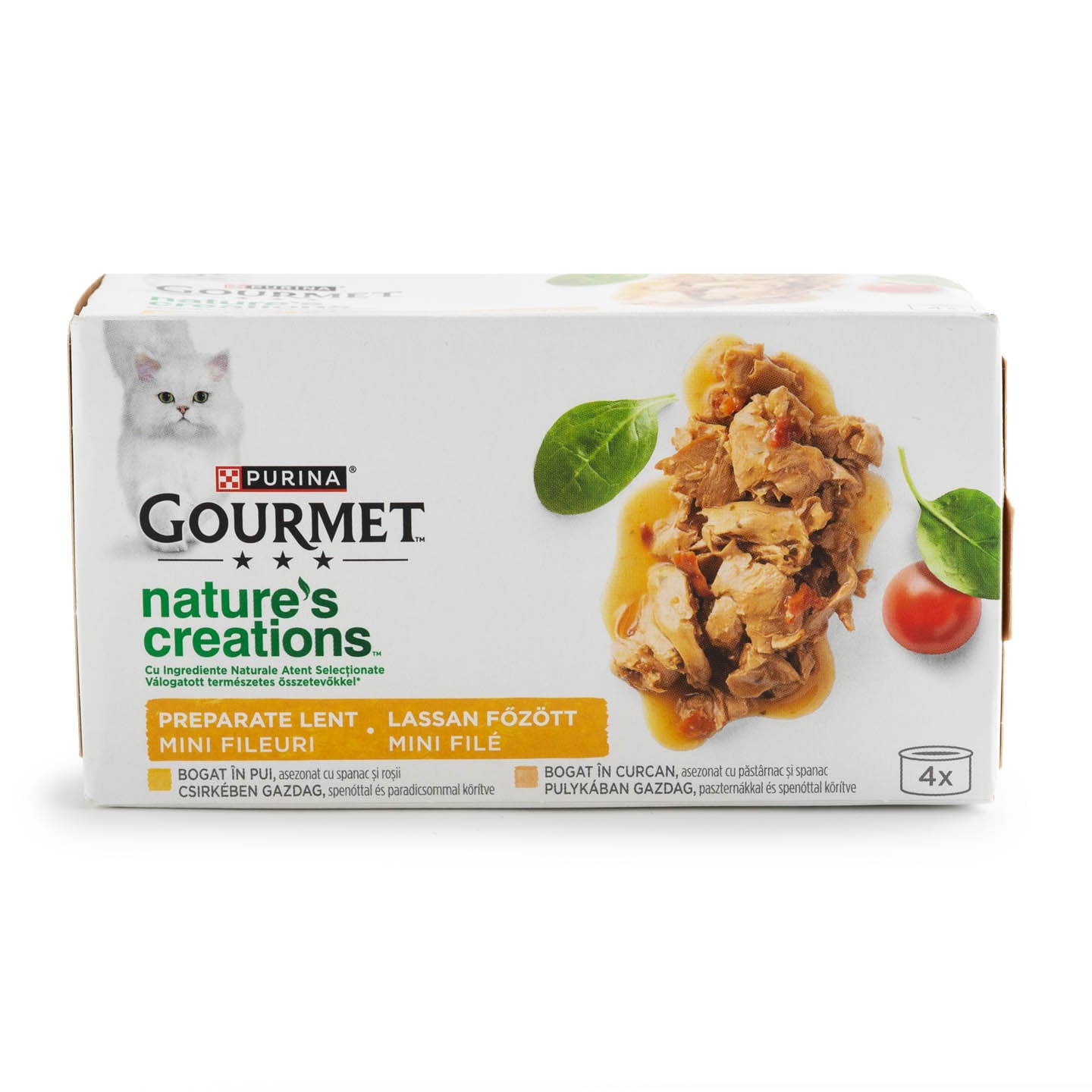 Hrană umedă pentru pisici cu carne de pasăre Gourmet 4x85g