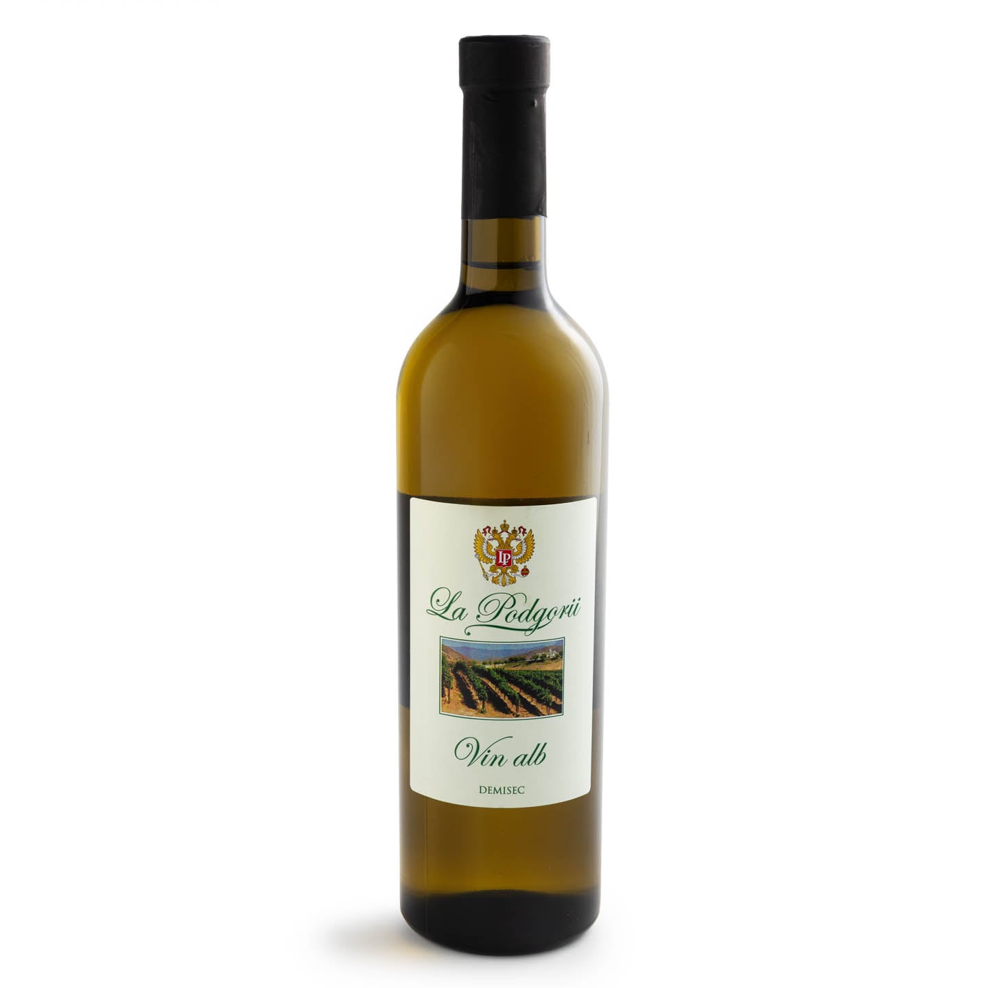 Vin alb demisec La Podgorii 0.75L