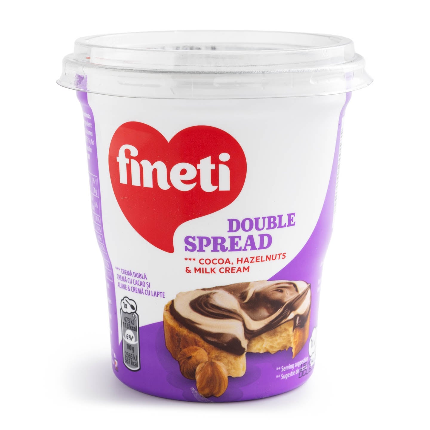 Cremă tartinabilă Fineti Double 400g