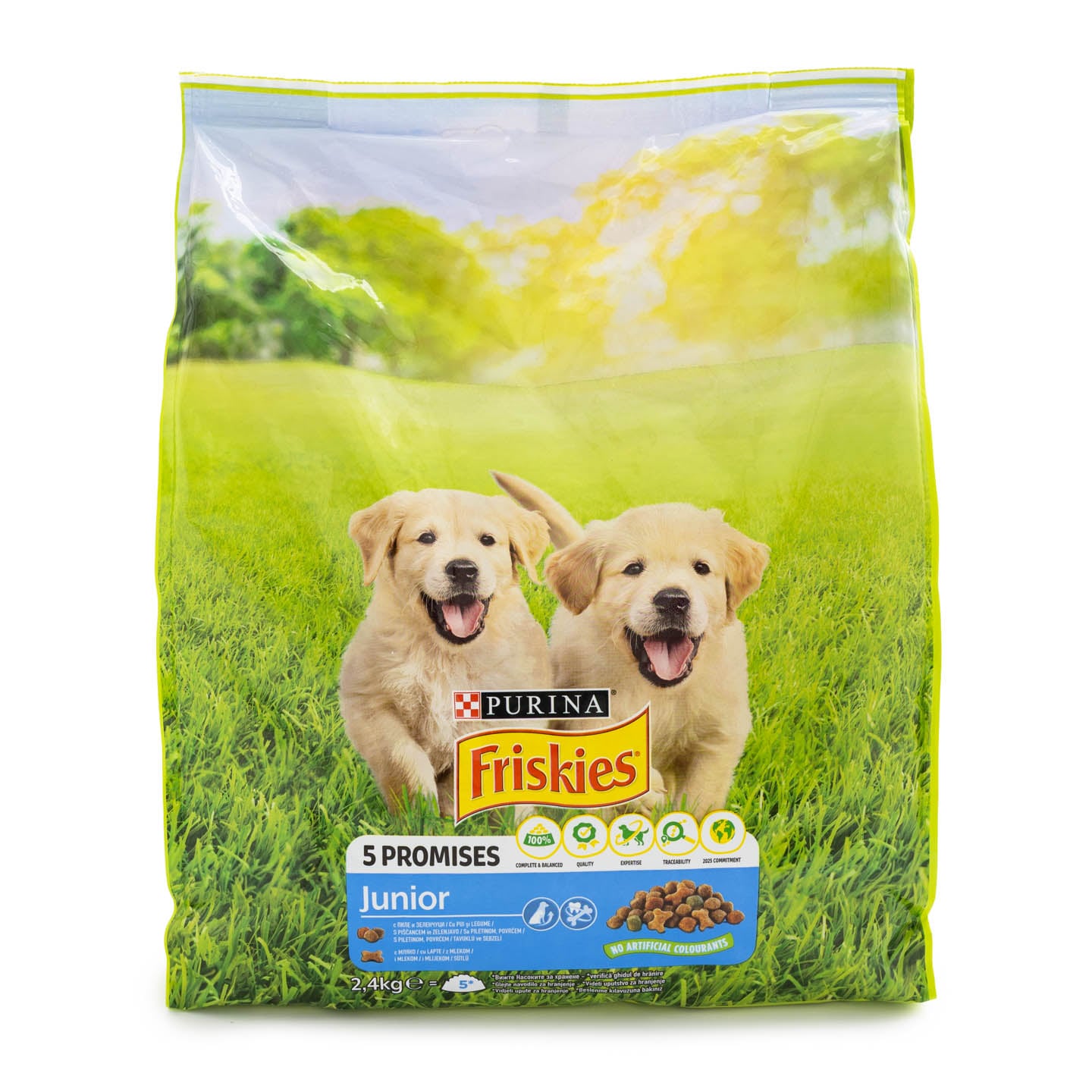 Hrană uscată pentru câini juniori Purina Friskies 2.4 kg