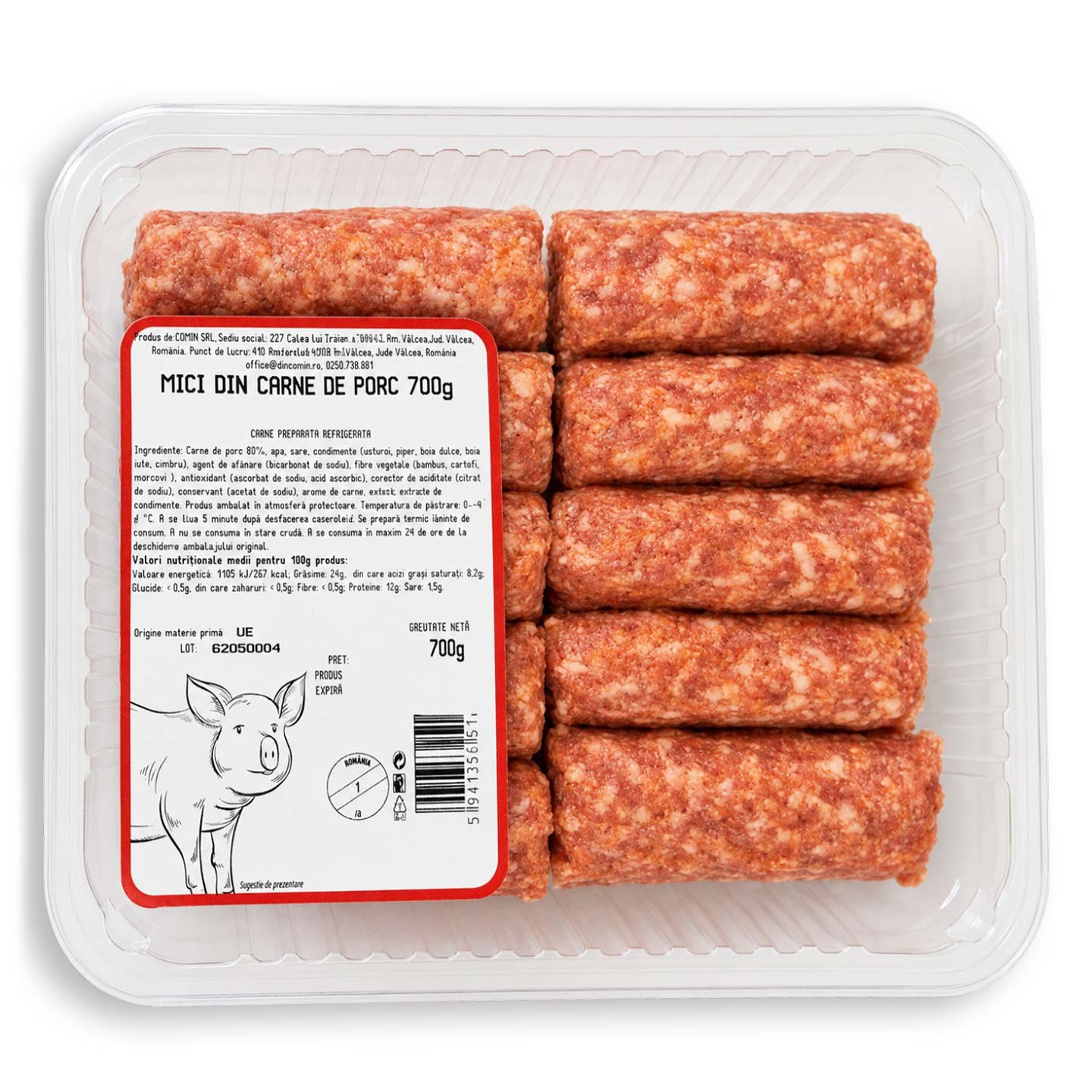 Mici din carne de porc Diana 700g