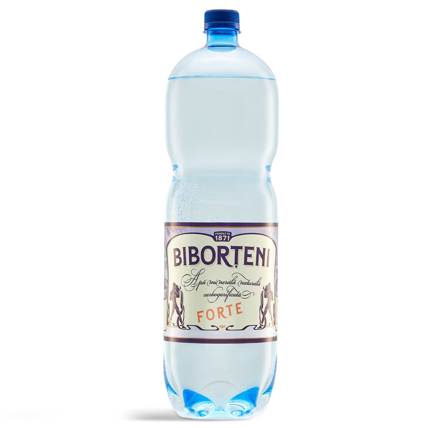 Apa minerală naturală carbogazificată Biborteni, 2L