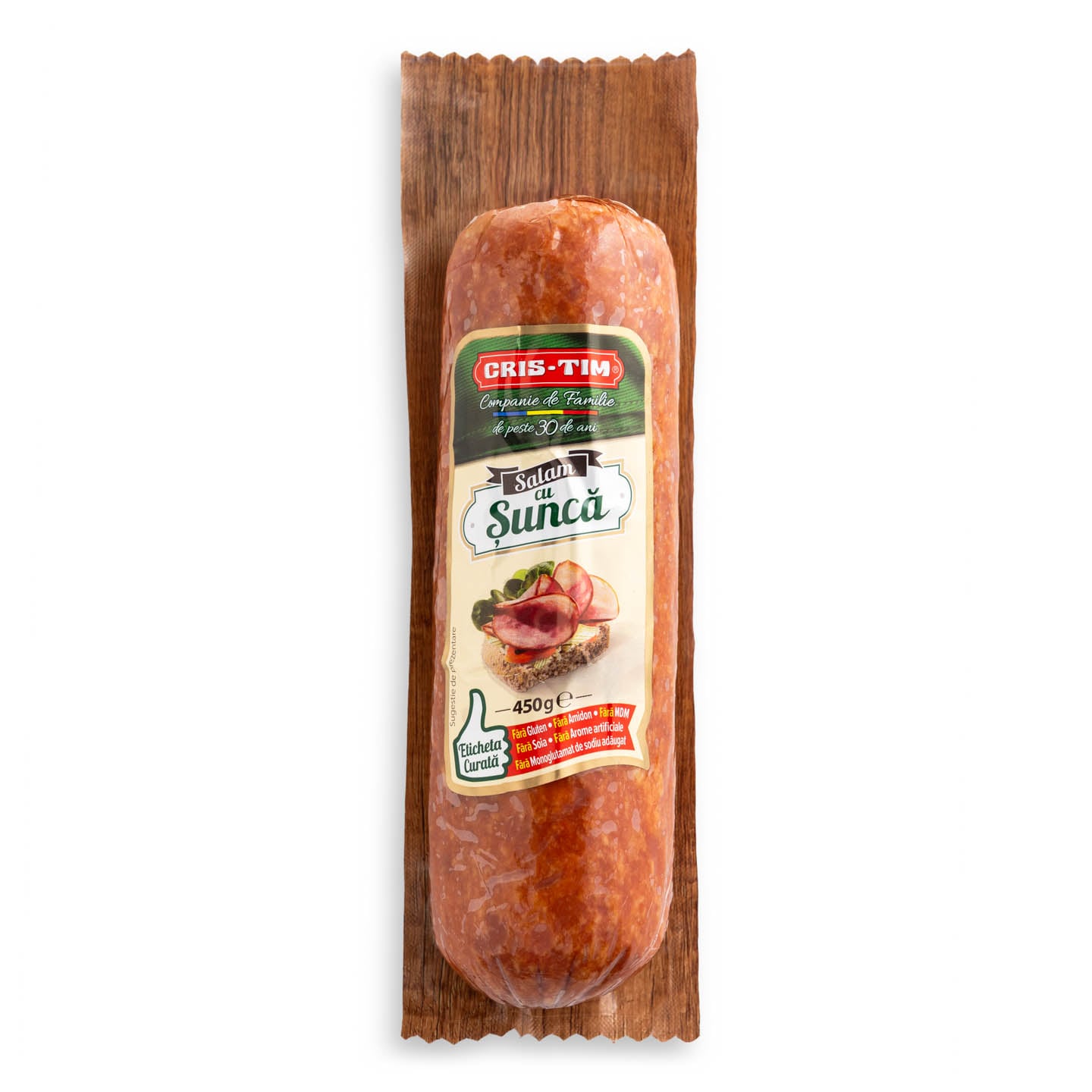 Salam cu șuncă Cris-Tim 450g