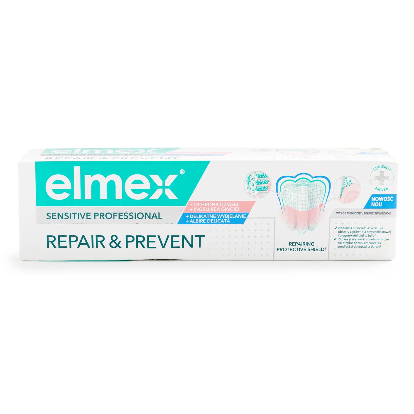 Pastă de dinți Sensitive Professional Repair & Prevent Whitening Elmex 75ml