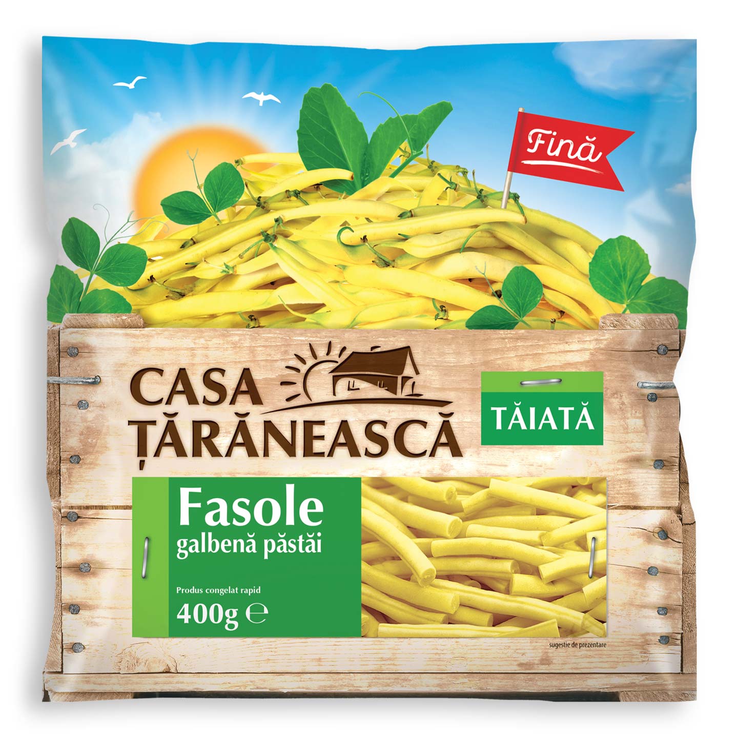 Fasole galbenă Casa Țărănească 400g 