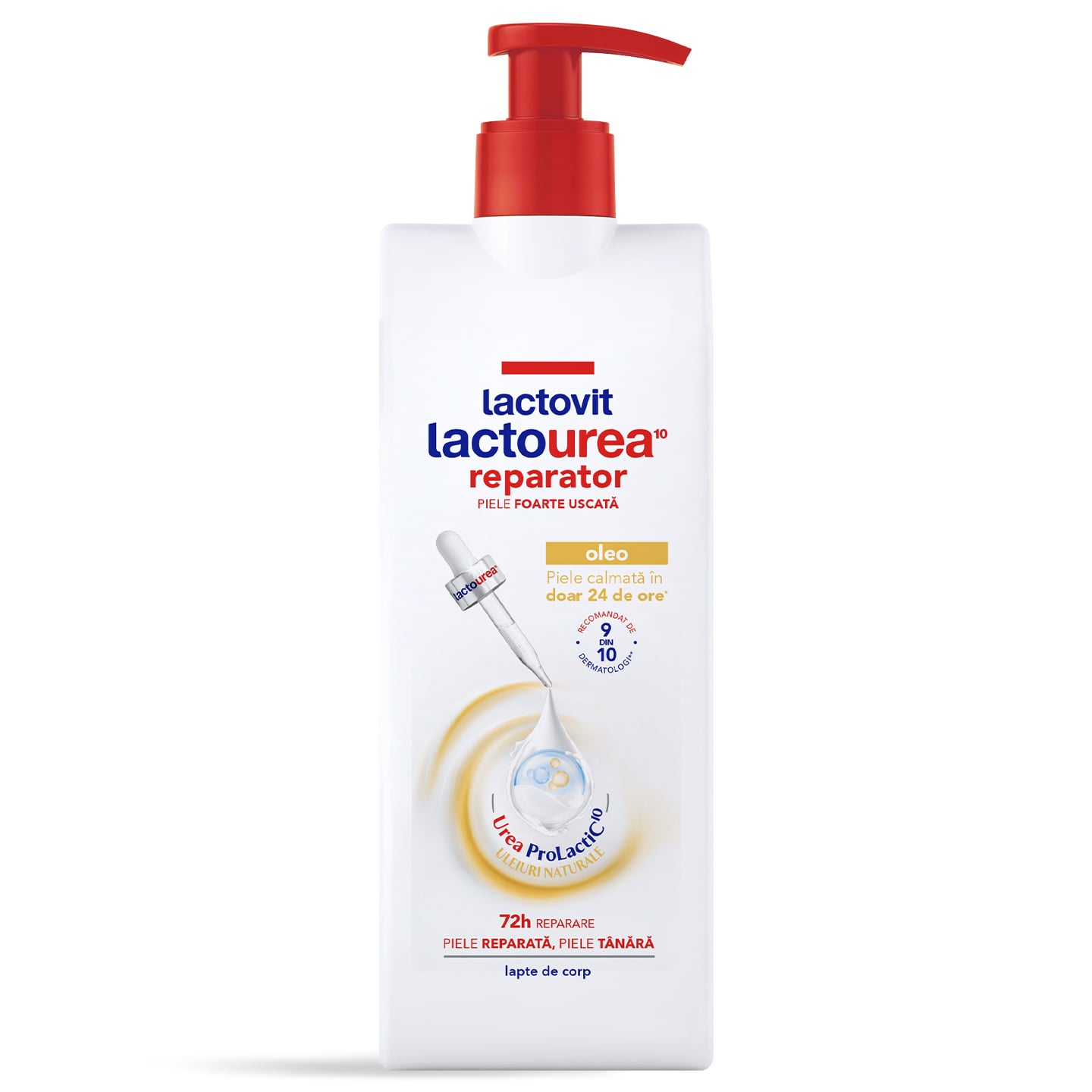 Lapte de corp reparator Oleo Lactourea, Lactovit 400ml