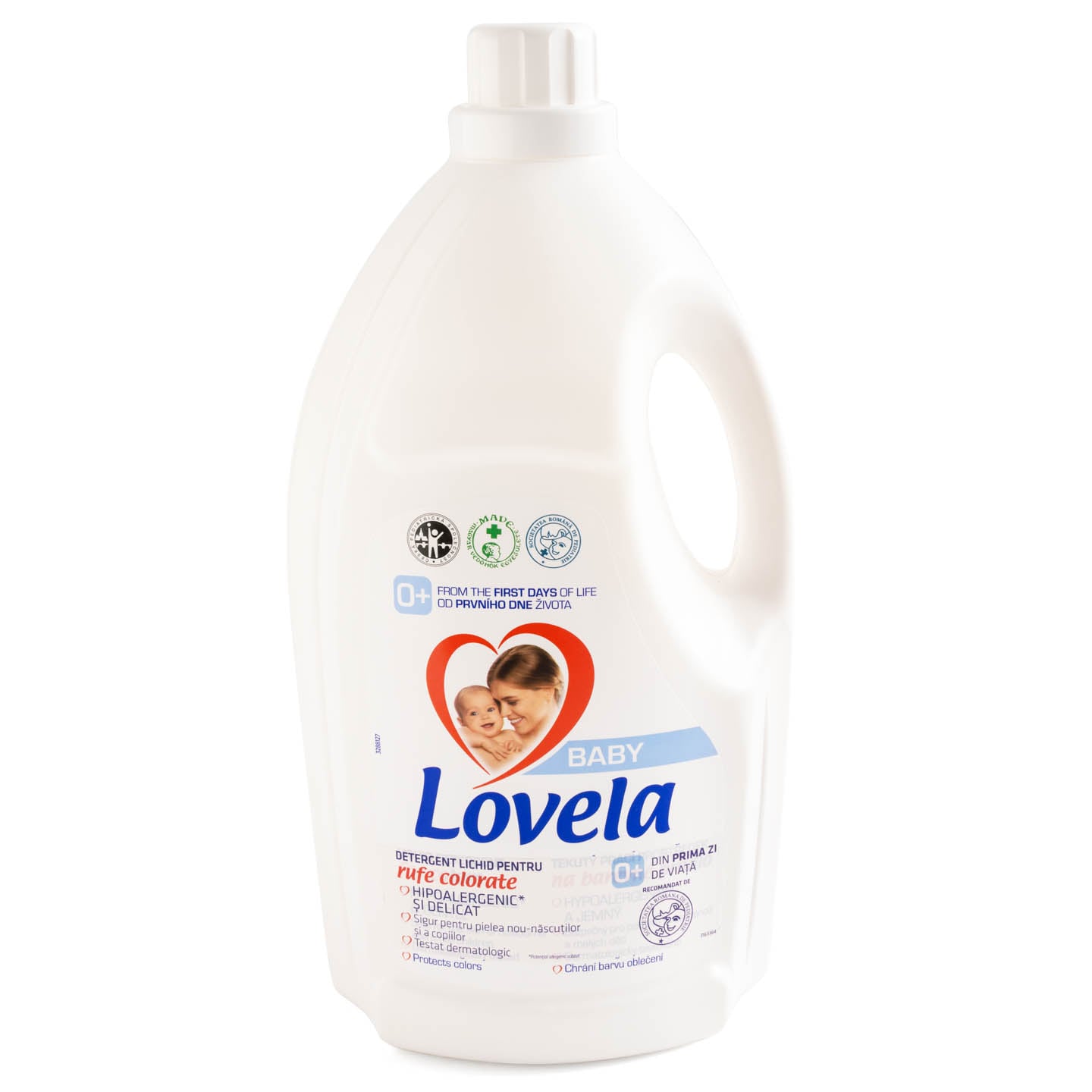 Detergent lichid  pentru rufe colorate, 50 spalari, Lovela Baby, 4.5L