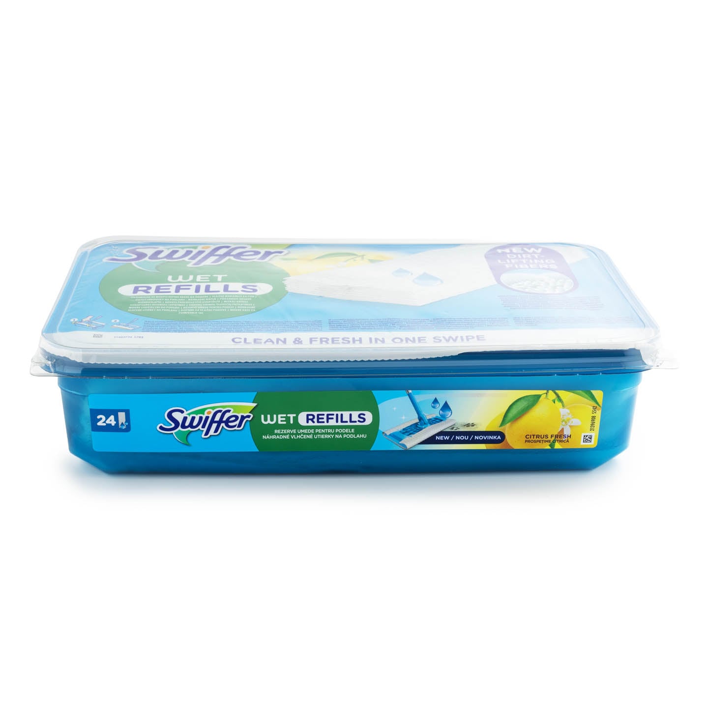 Rezerve umede cu miros de lămâie, Swiffer 24 bucăți