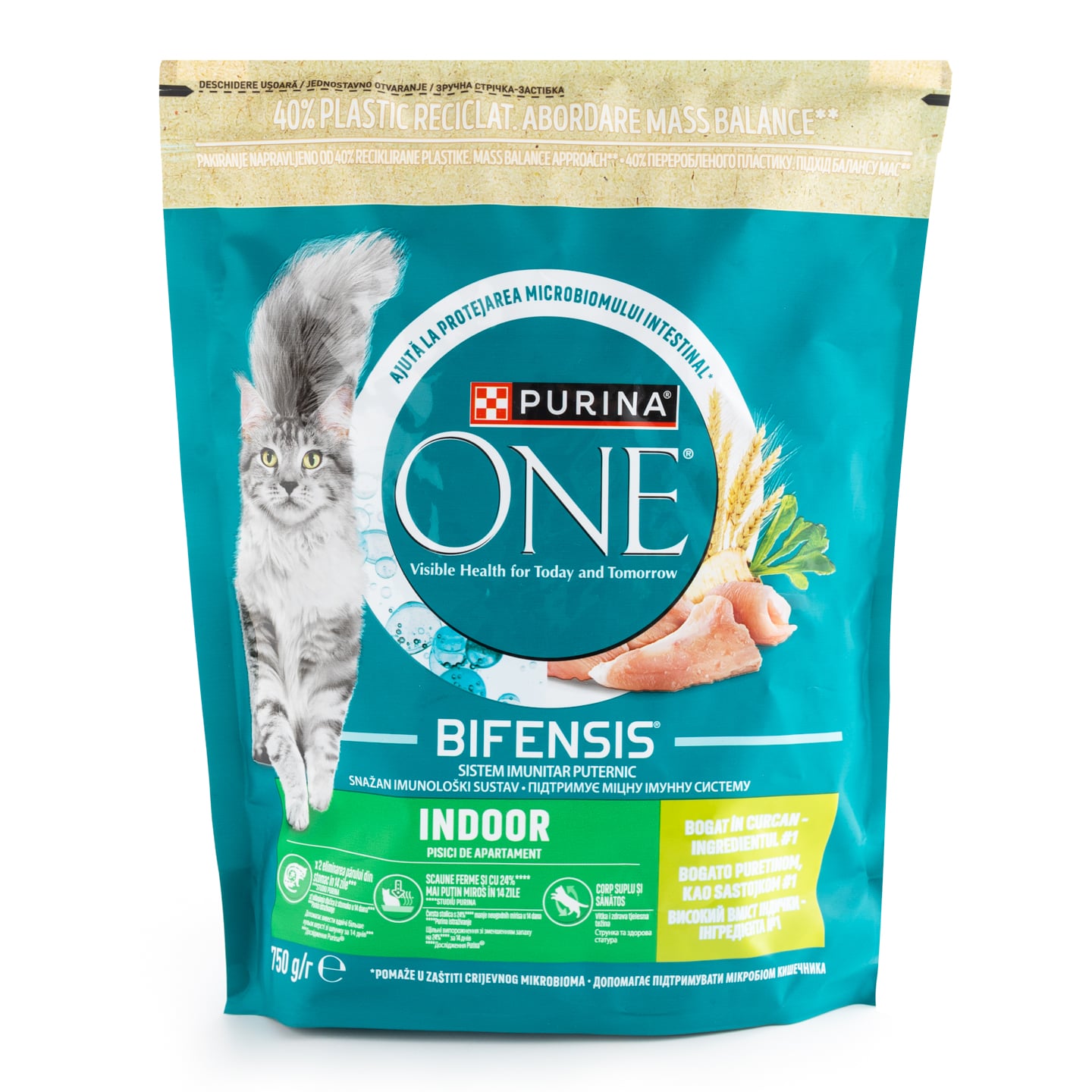 Hrană uscată pentru pisici adulte Purina One 750g