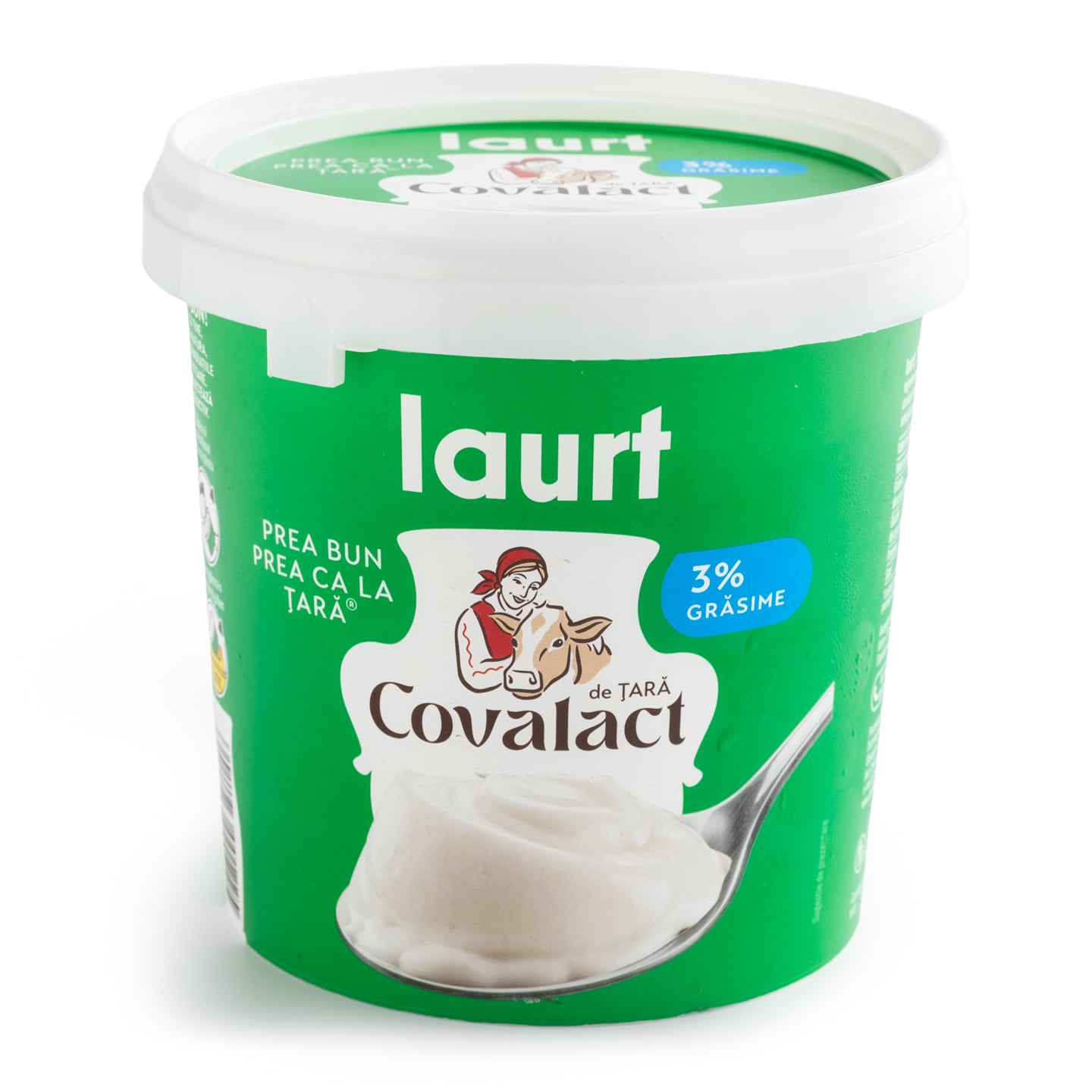 Iaurt natur 3% grăsime Covalact 900g