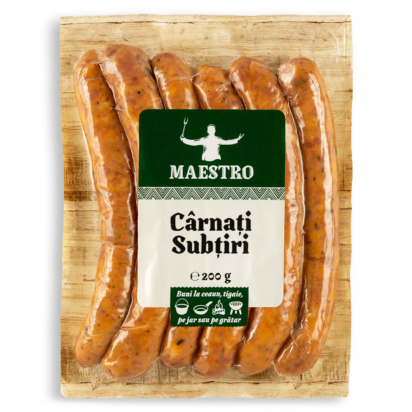 Cârnați subțiri Maestro 200g